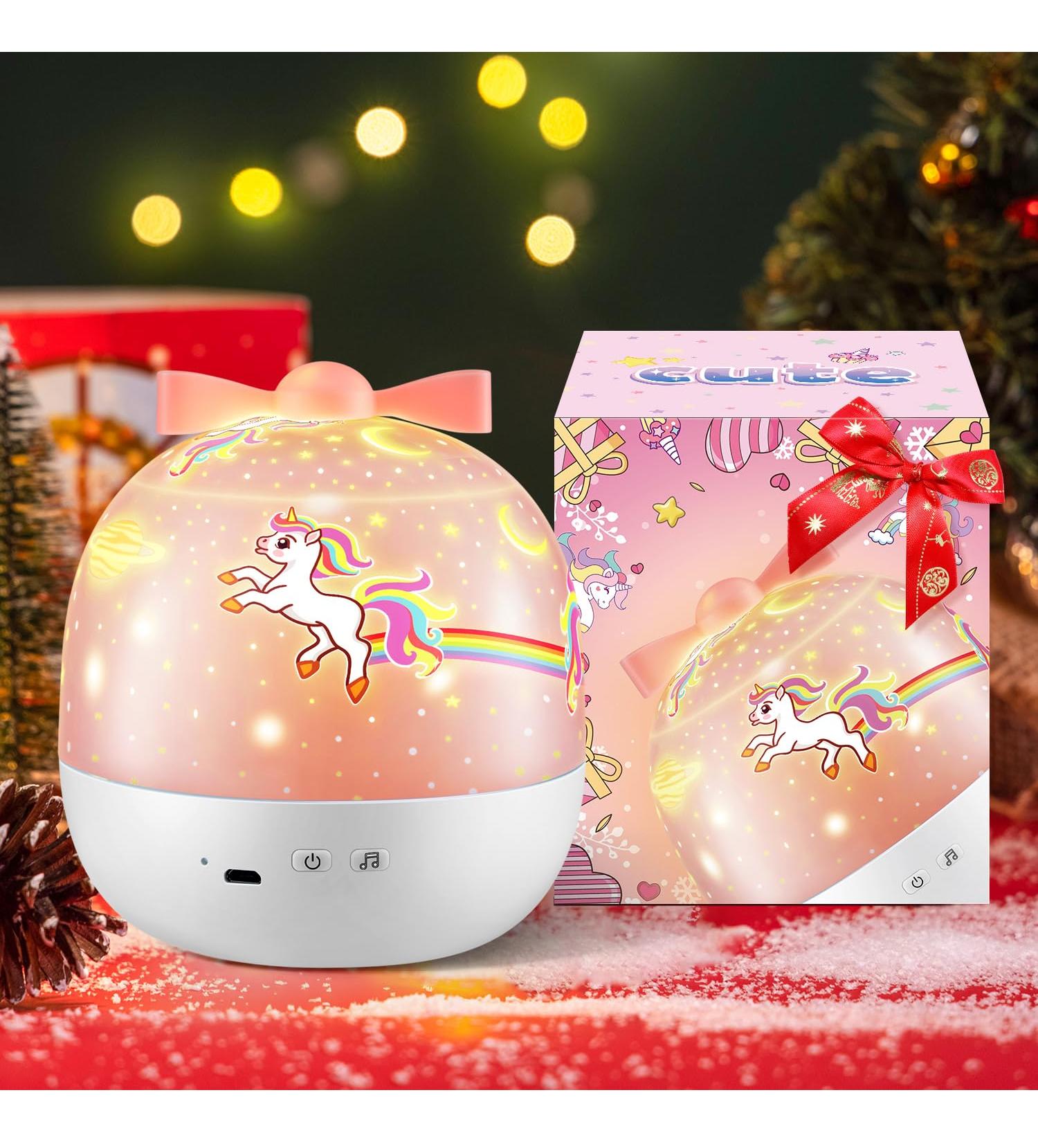 Fire Unicorn Baby Girl Gift: 15 Films, 10 Soothing Sounds, 105 Lighting Modes - Rechargeable Kawaii Room Decor for Girls - Buy Online on GoSupps.com