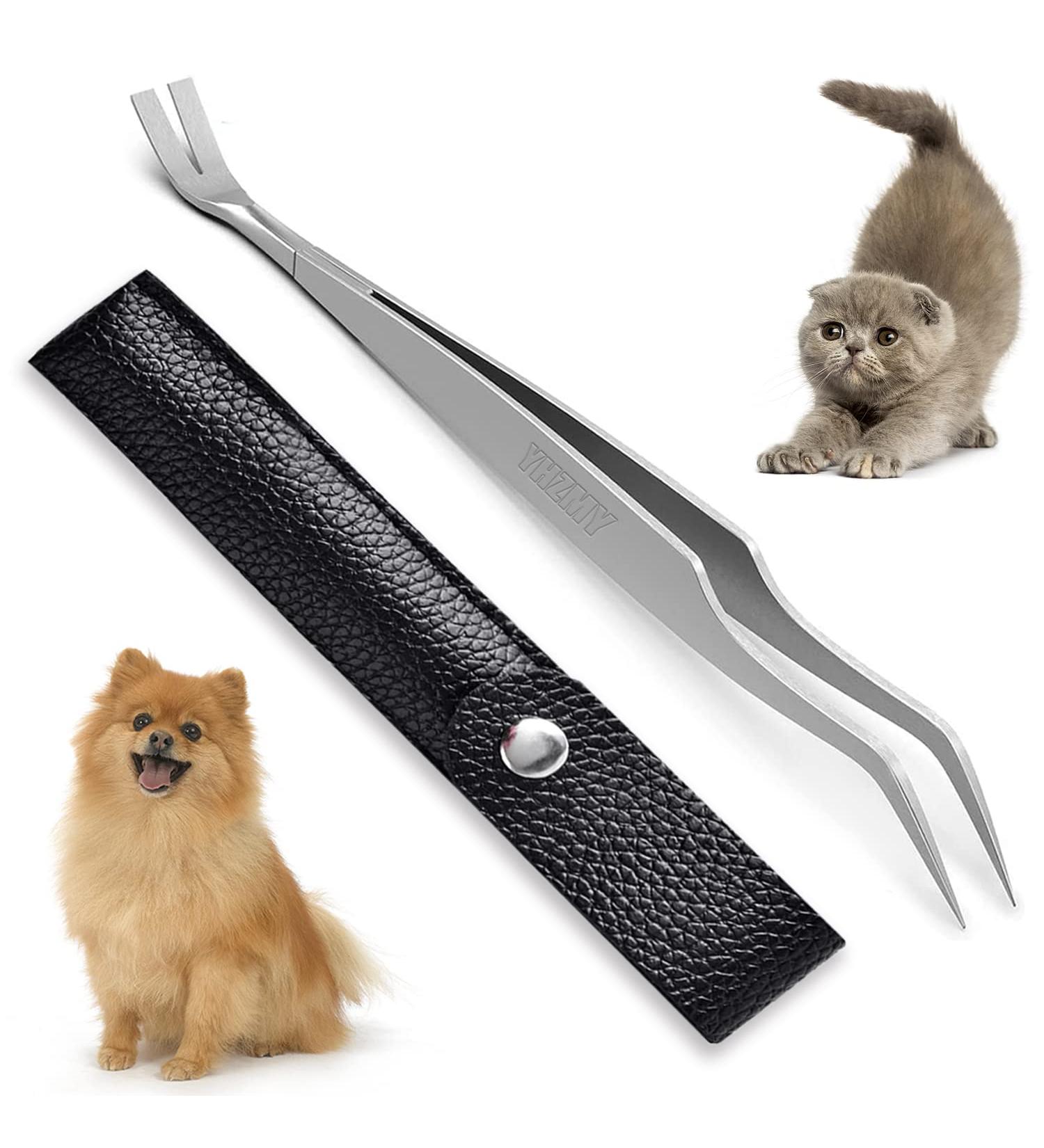 YHZMY 1 Pack Stainless Steel Tick Remover Tool Tick Removal Tool Set Stainless Steel Tick Remover Tick Removers Stainless Steel Professional Fleas Ticks Remover Kit for Humans Dogs Cats - Buy Online on GoSupps.com
