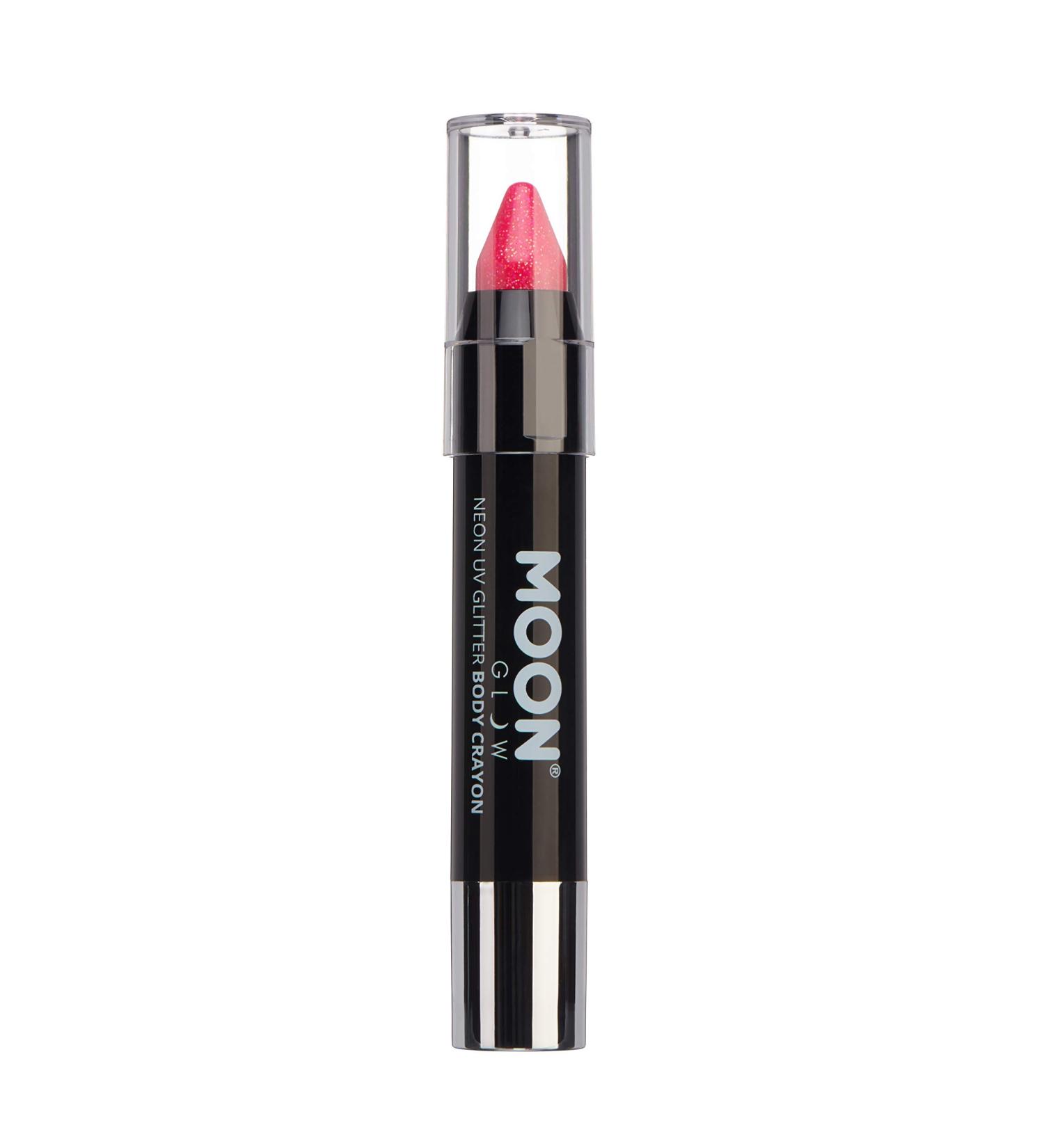 Neon UV Glitter Body Crayon - Hot Pink 3.5g Single by Moon Glow - Buy Online on GoSupps.com