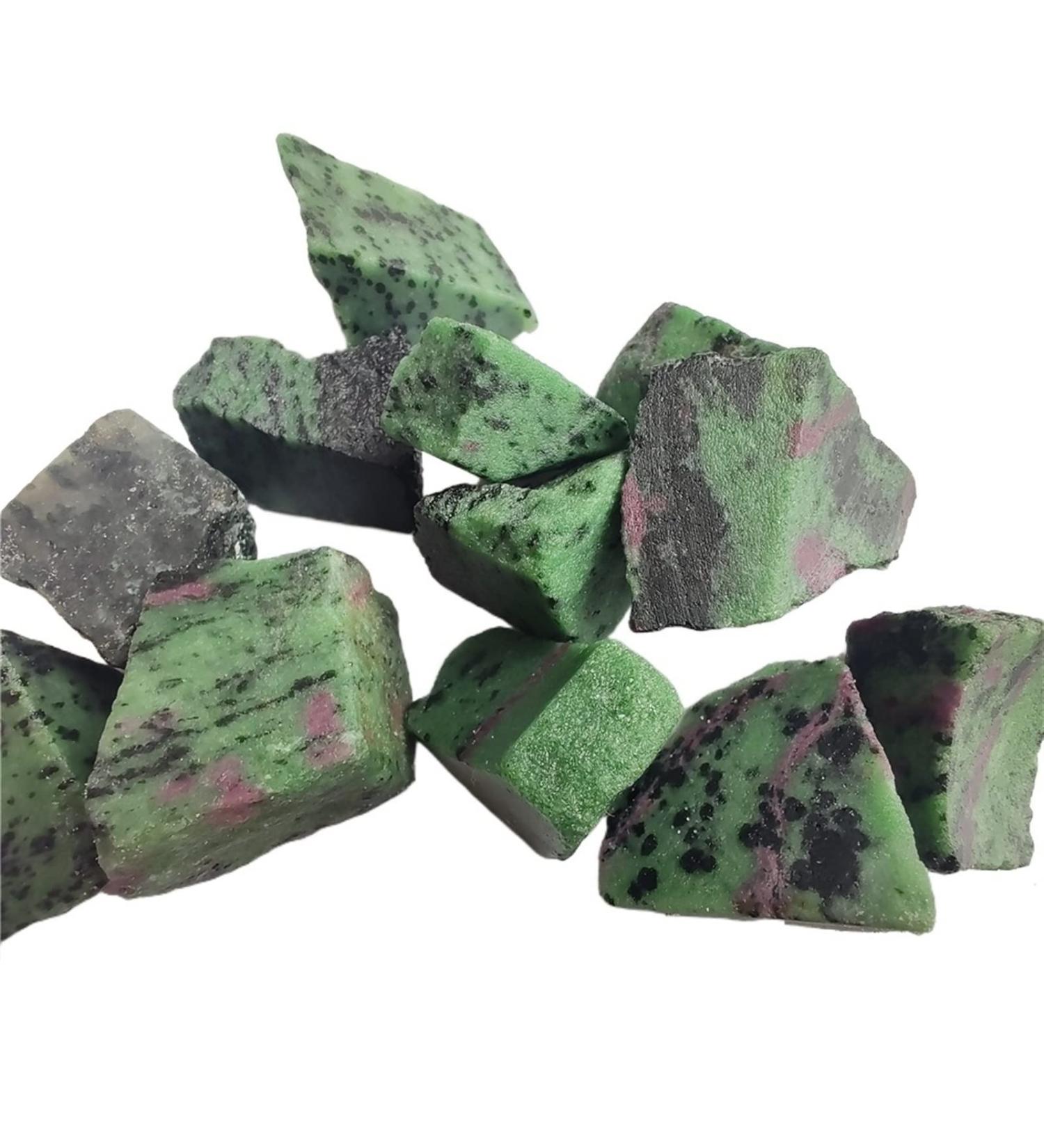 Natural Crystal Rough 50-100g Natural Epidote Ruby in Fuchsite Crystal Stone Rock Chips Specimen Collection Natural Crystal Fish Tank Stone yuebang (Color : 90-100g Size : 2-4cm) 2-4cm 90-100g - Buy Online on GoSupps.com