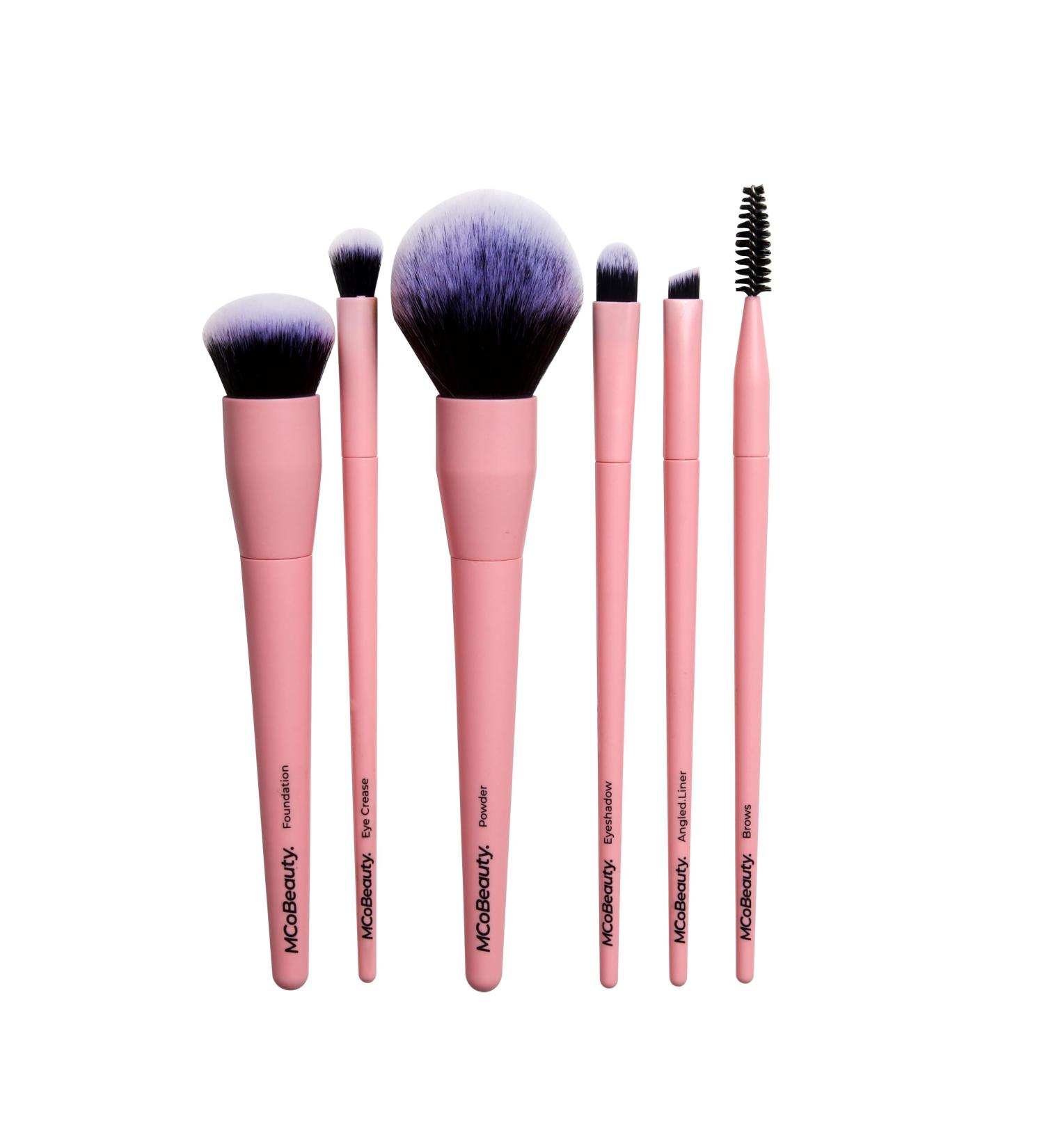 MCoBeauty Everyday Essentials Set for Women - 6-Piece Brush Set for Flawless Makeup Application - International Shipping Available - Buy Online on GoSupps.com