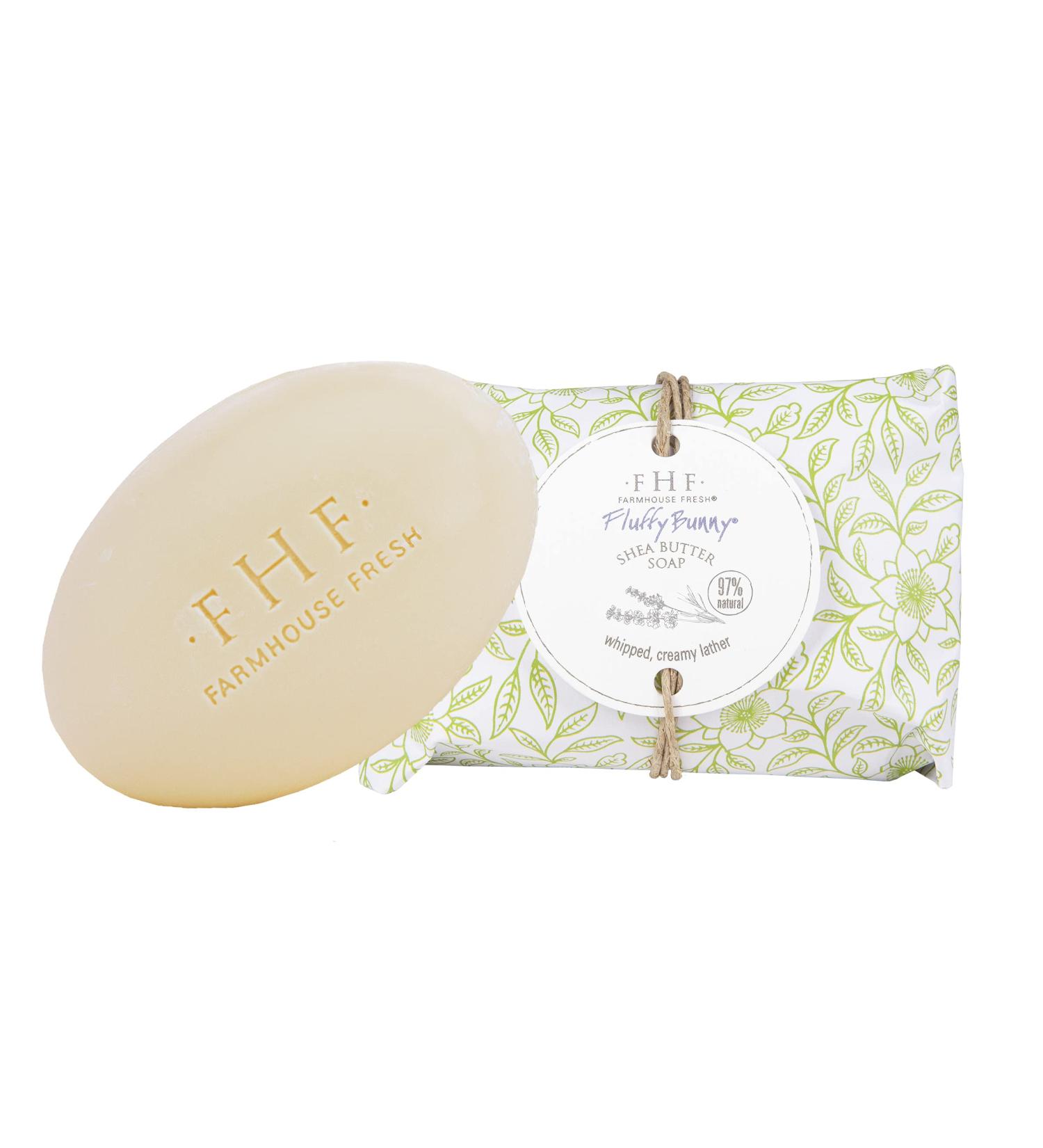 FarmHouse Fresh Fluffy Bunny Shea Butter Bar Soap 5.25 oz. - Luxury Shea Butter Soap - Buy Online on GoSupps.com
