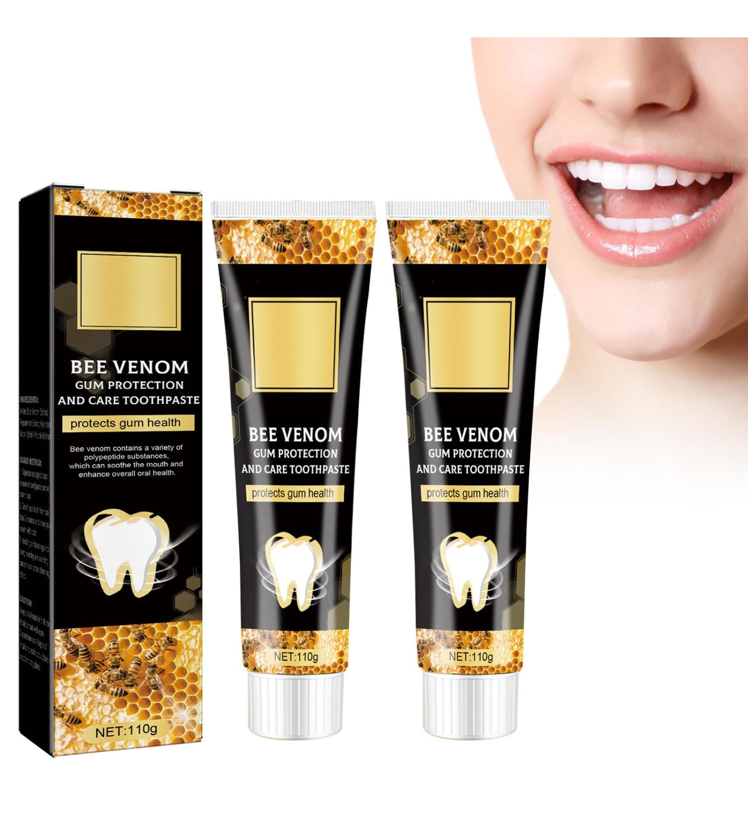 Dyceittdia Gum Protection Toothpaste - 2pcs 110g | Deep Cleaning Stain Removal & Whitening - Buy Online on GoSupps.com