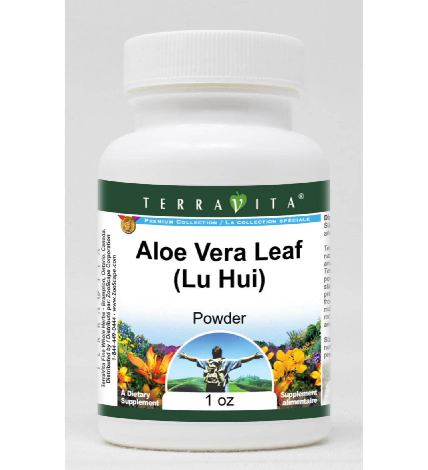 Aloe Vera Leaf (Lu Hui) Powder (1 oz ZIN: 511883) - 3 Pack - Buy Online on GoSupps.com