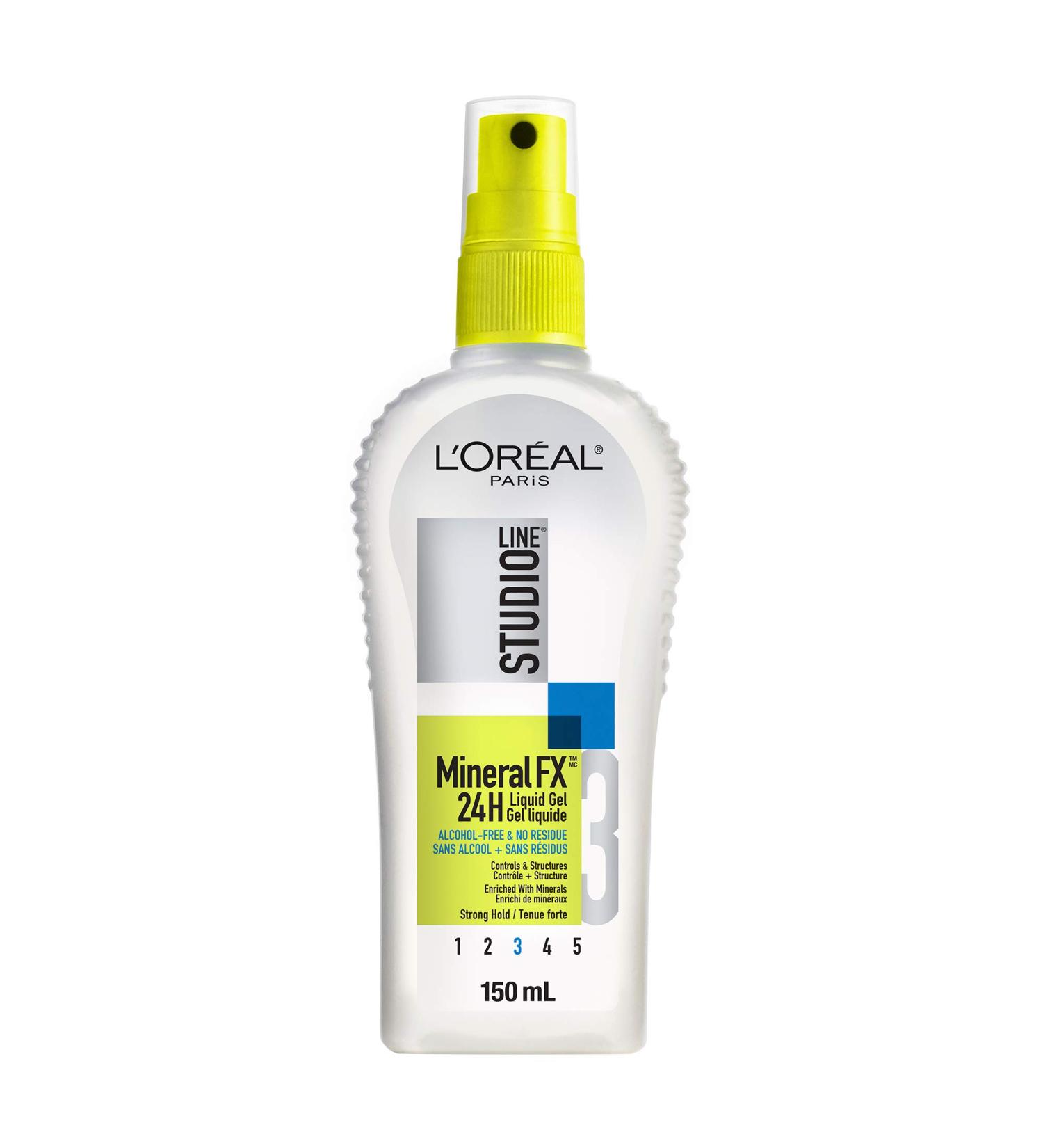 L Or al Paris Studio Line MineralFX 24h Strong Hold Liquid Gel 150-Milliliter - Buy Online on GoSupps.com