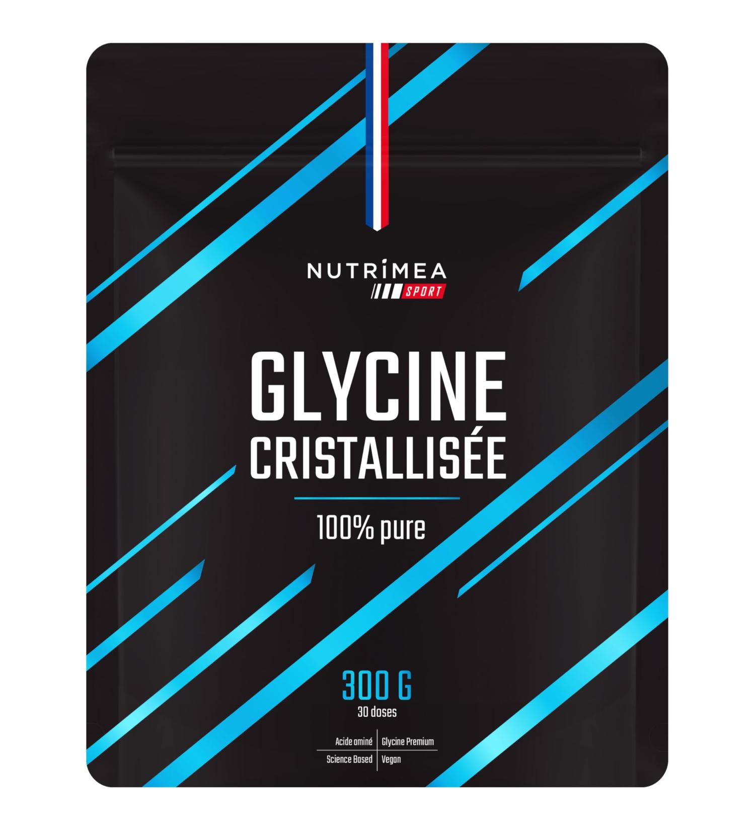 GLYCINE Poudre de Glycine Cristallis e Acide Amin Vegan 100% Pur Articulations Tendons Ligaments Synth se du Collag ne Aide au Sommeil 300 g Nutrimea Fabriqu en France - Buy Online on GoSupps.com
