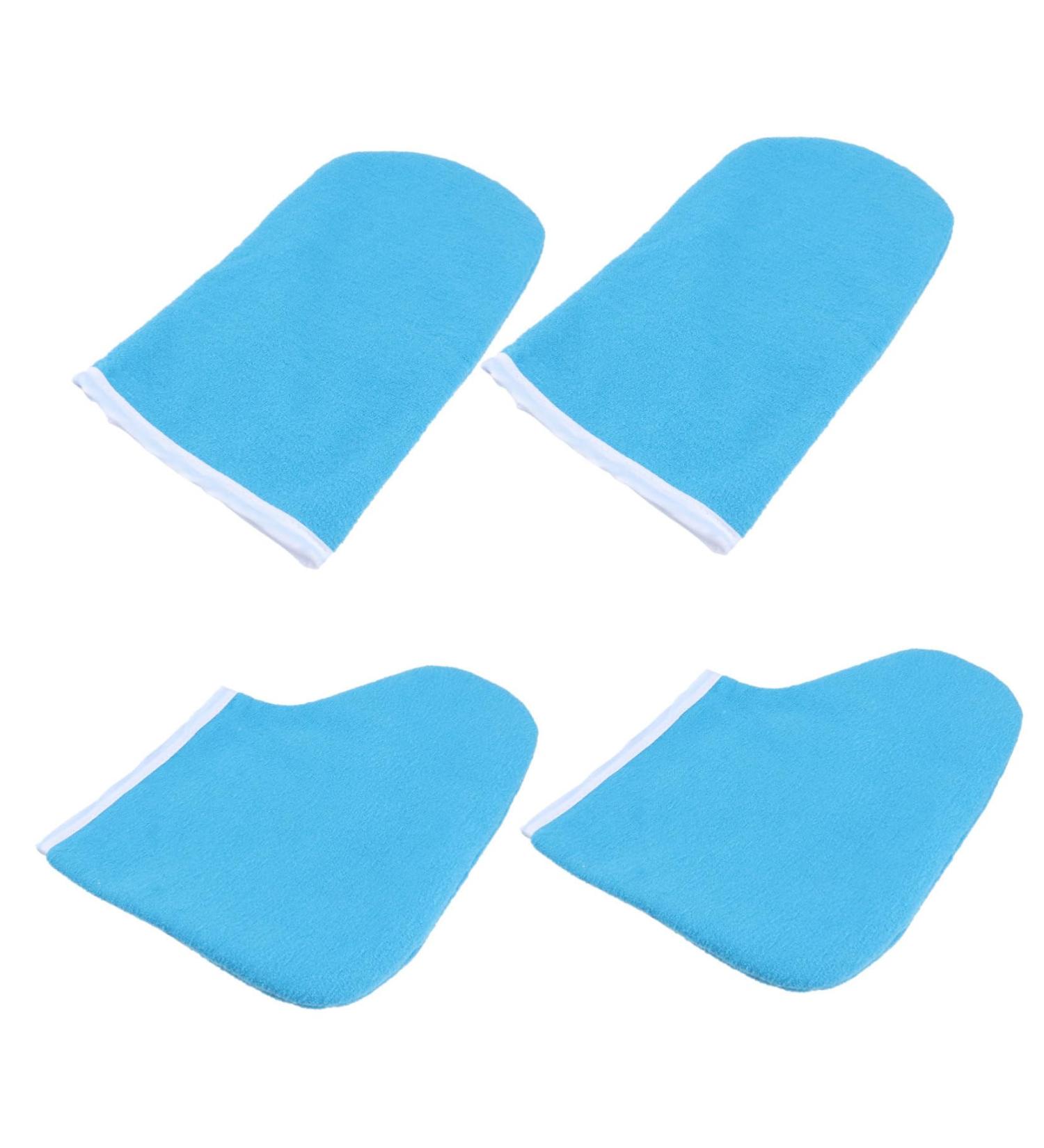 minkissy 2 Sets Paraffin Wax Work Gloves wax work Cotton Mittens parrafin wax mitts and booties paraffin glove wax socks nursing accessories paraffin accessories foot heater - Buy Online on GoSupps.com
