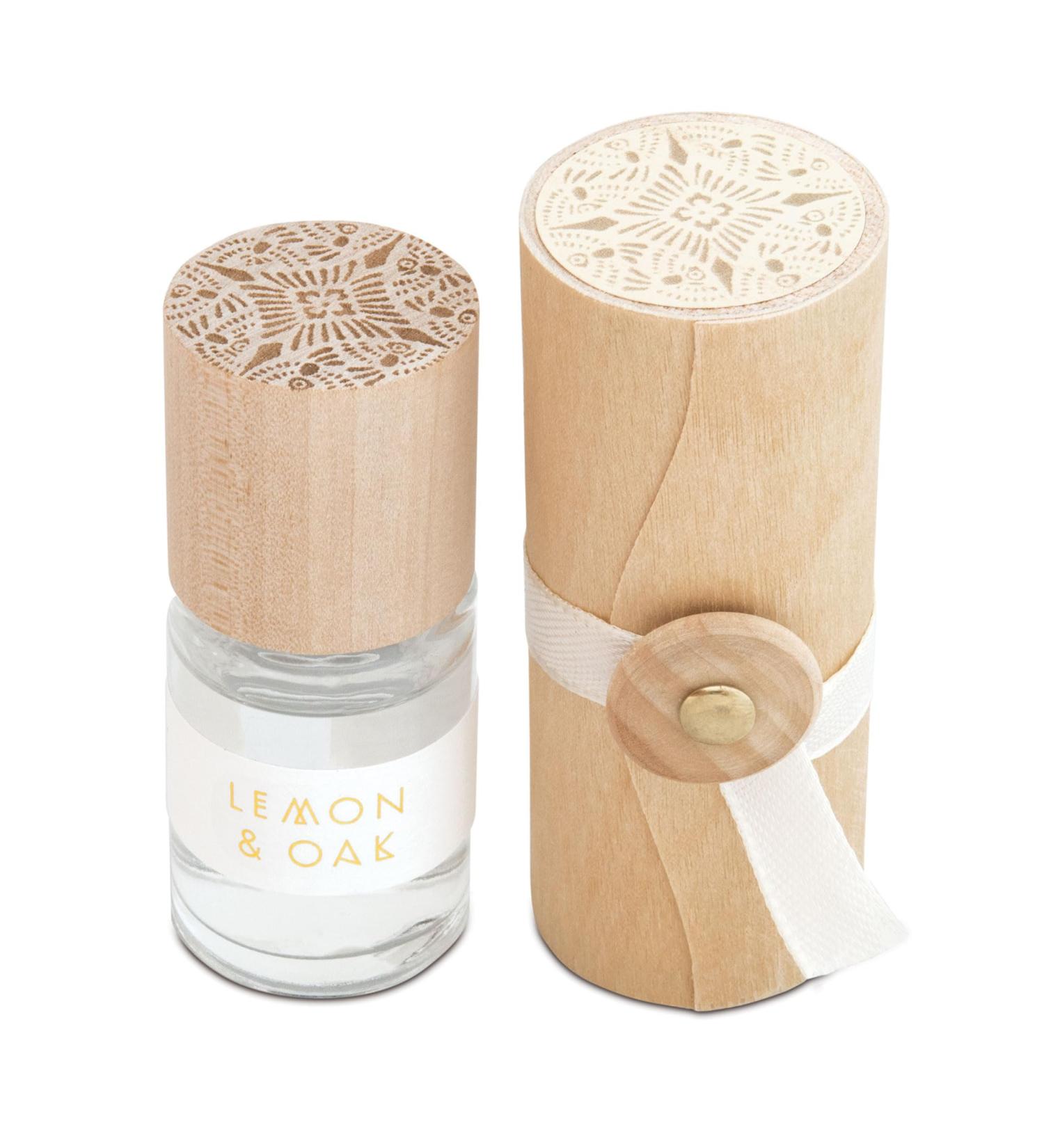 Skeem Print Block Rollerball Perfume - Lemon & Oak - Natural Ingredients - Travel Perfume Mini Perfume Oil (.5 fl oz) - Buy Online on GoSupps.com