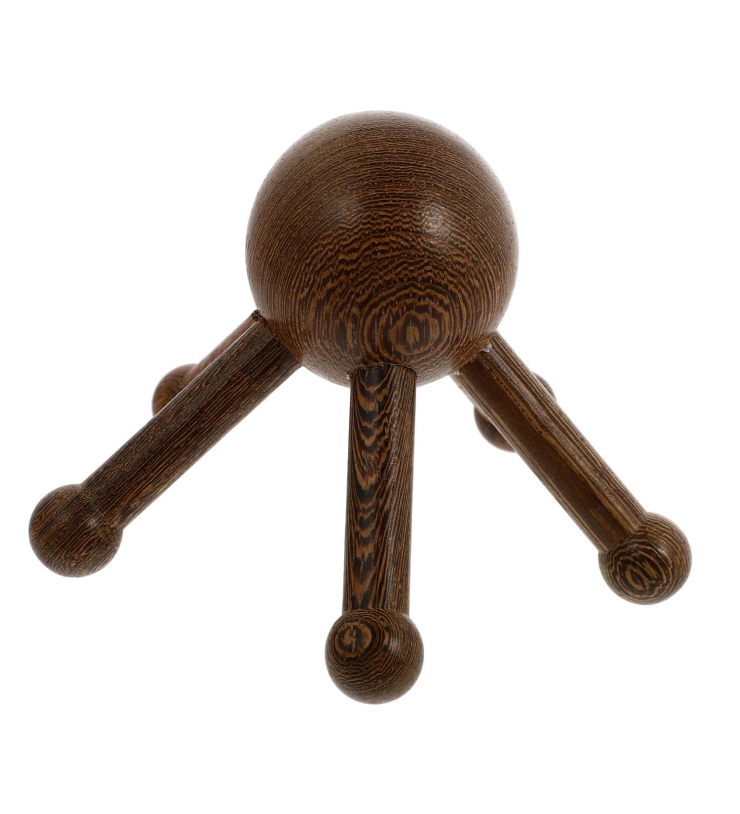Frcolor 1stk Thai Wood Massager 5 Claw Head & Scalp Massage Device for Relaxation | Best International Shipping - Buy Online on GoSupps.com