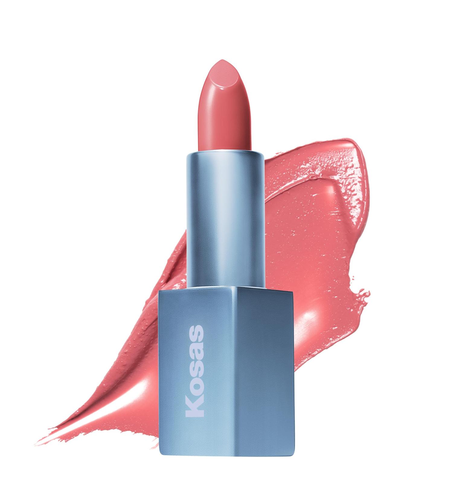 Kosas Weightless Lip Color - Nourishing Satin Lipstick with Clean Formula | High Impact & Comfy Feel - Beach House - Buy Online on GoSupps.com