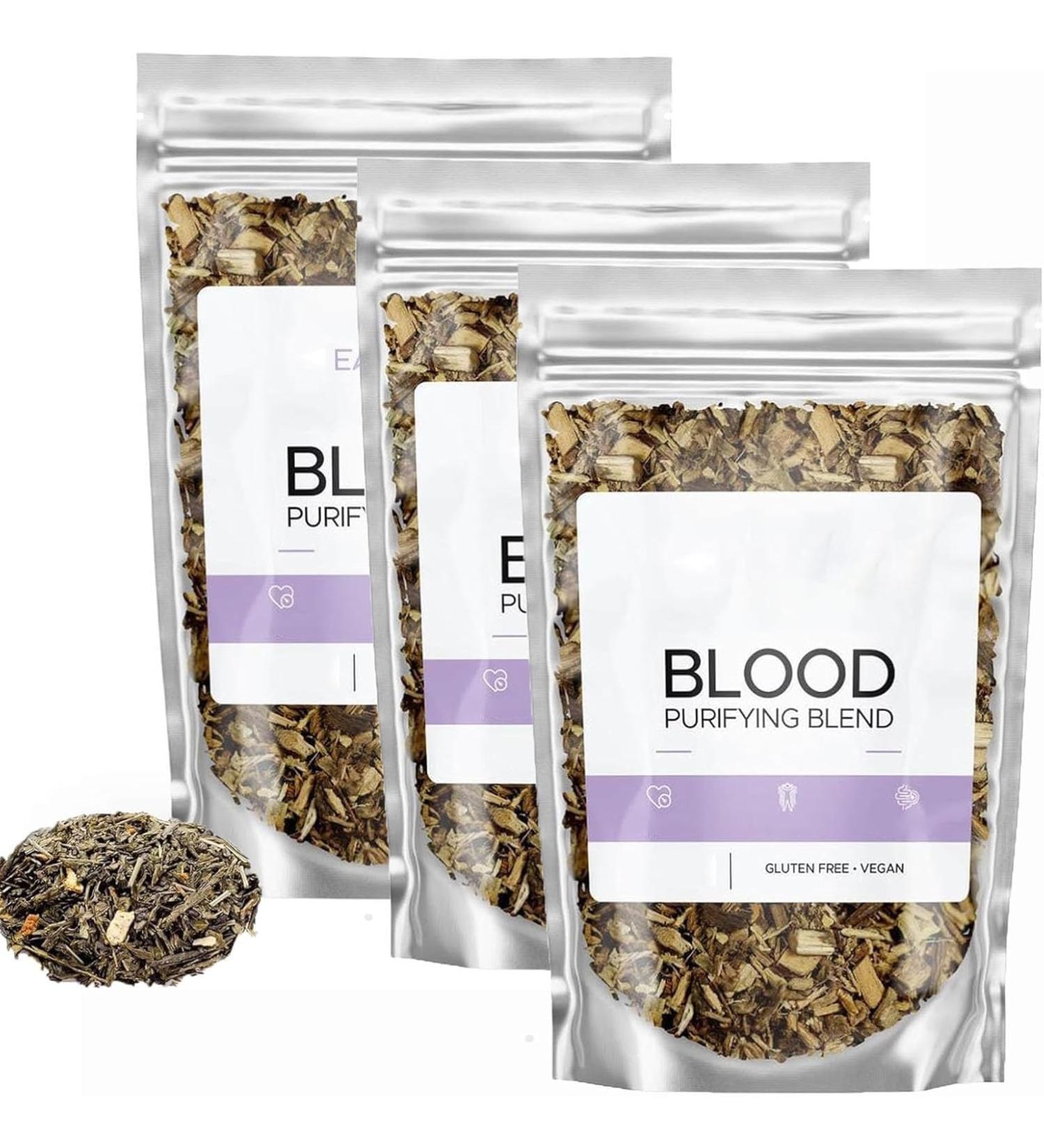Blood Purifying Blend Tea Organic for Liver and Kidney Care for Men and Women (3) - Buy Online on GoSupps.com