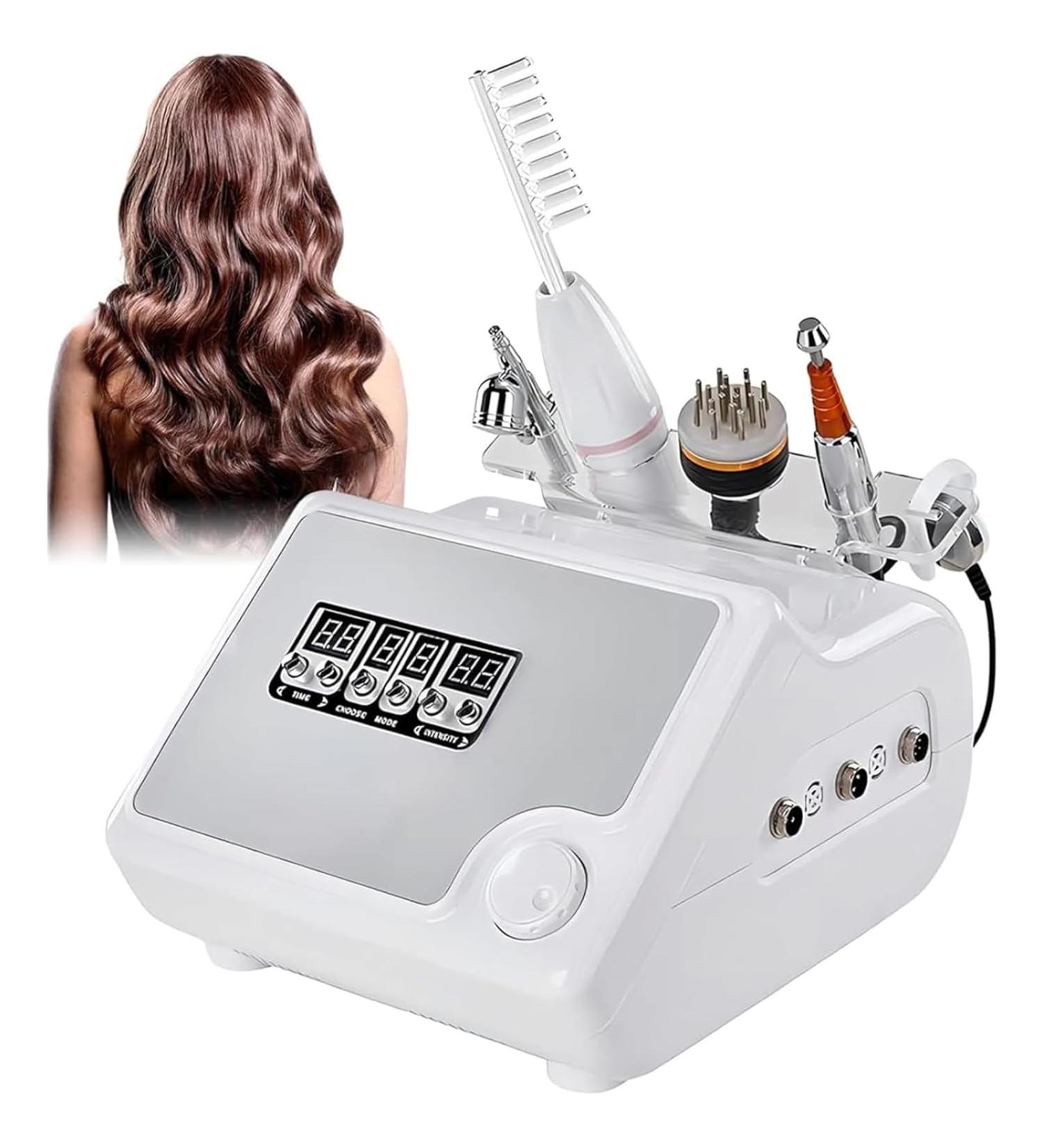 LBMED Scalp Treatment Massager Anti-Hair Loss Treatment Device with 5 Working Heads Deep Scalp Massage Nourishes Hair Follicles Stimulates Capillary Microcirculation - Buy Online on GoSupps.com