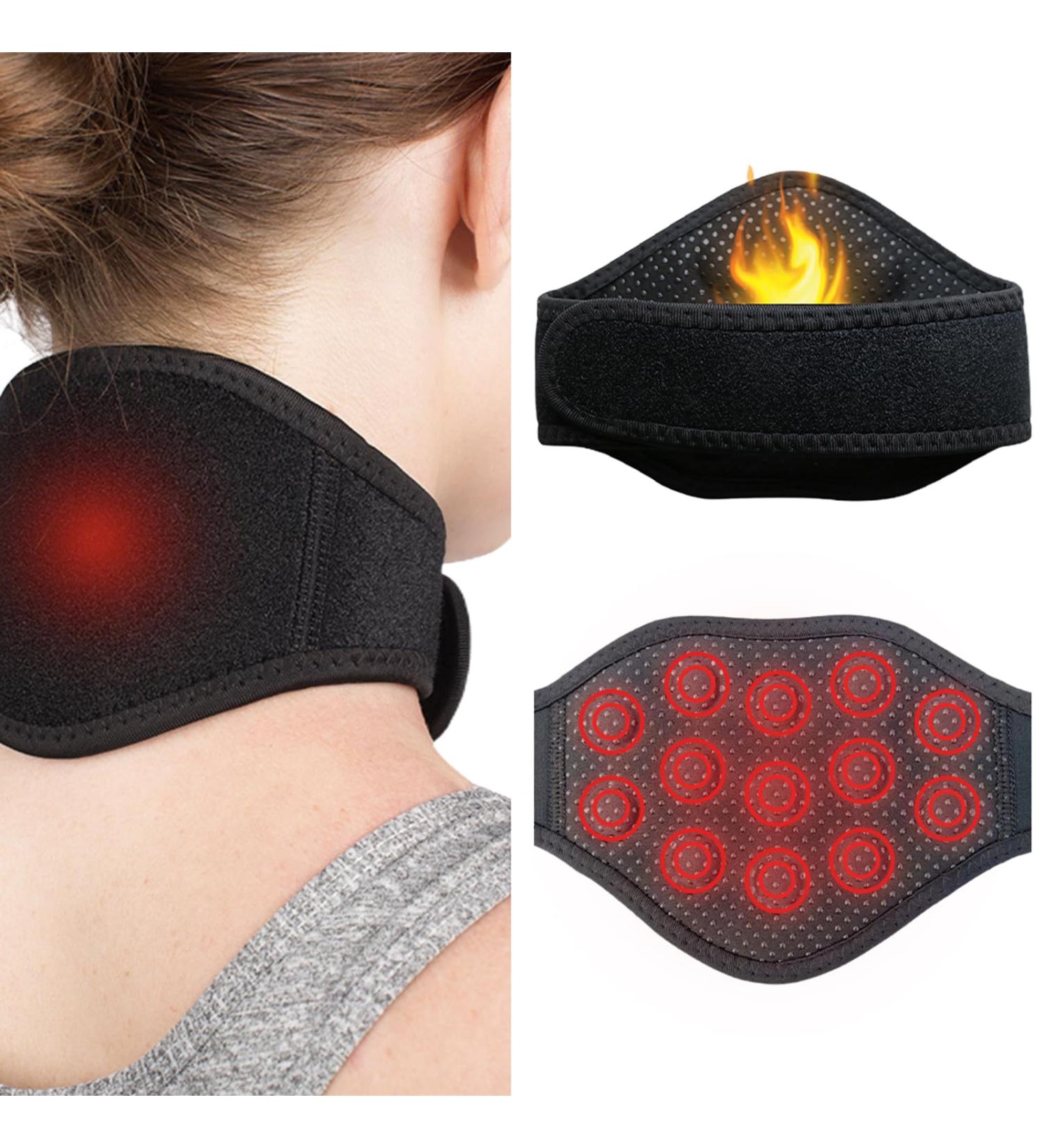 Buy Heated Neck Warmer with Magnetic Therapy | Summer & Winter Neck Support | Neck Pain Relief & Thermal Insulation - 13 Magnets - Buy Online on GoSupps.com