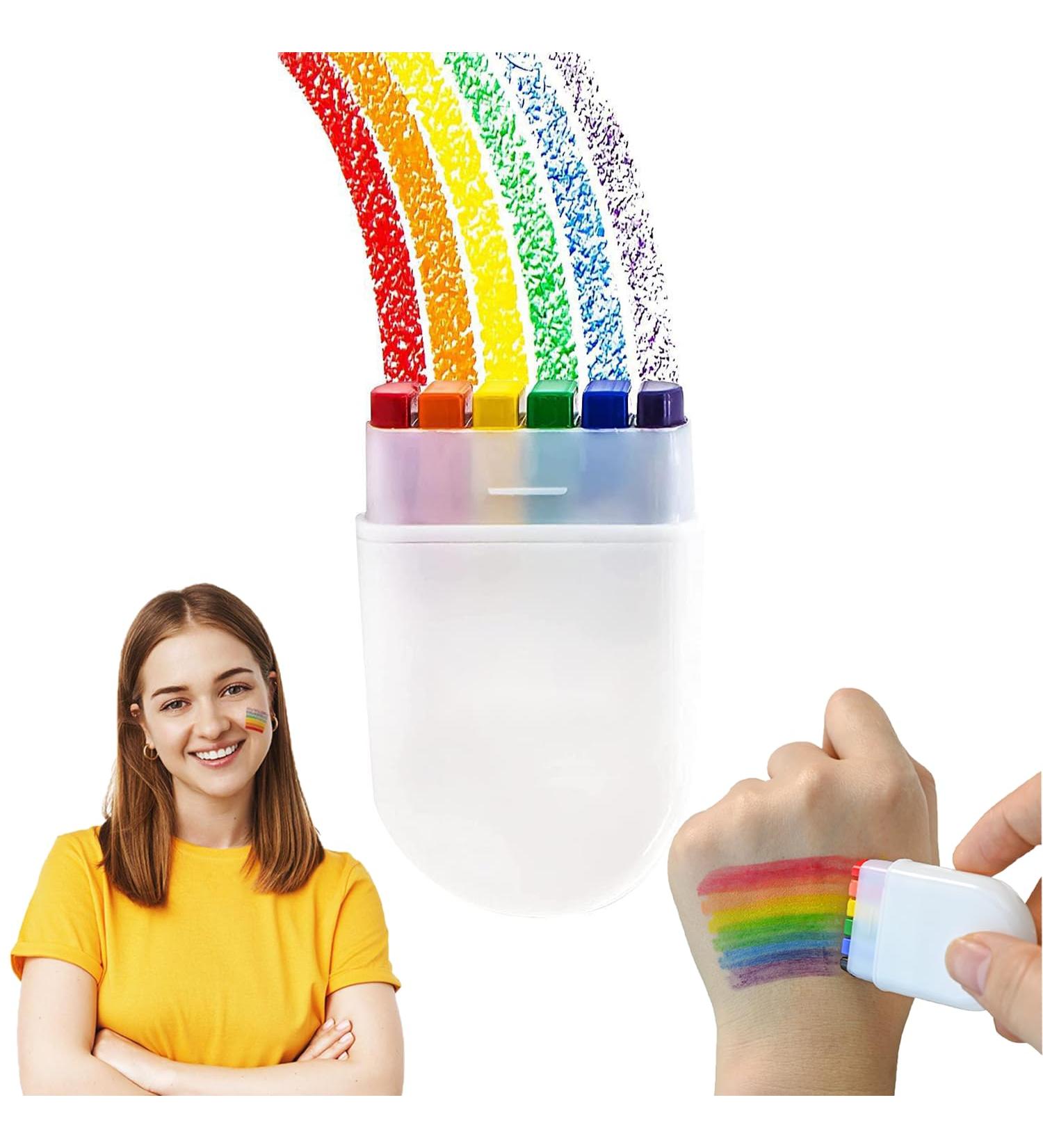 Buy Rainbow Eye Black Stick - Face Paint for Kids & Adults | Perfect Gift for Parties | 2.24x1.33x0.47 Inch - Buy Online on GoSupps.com