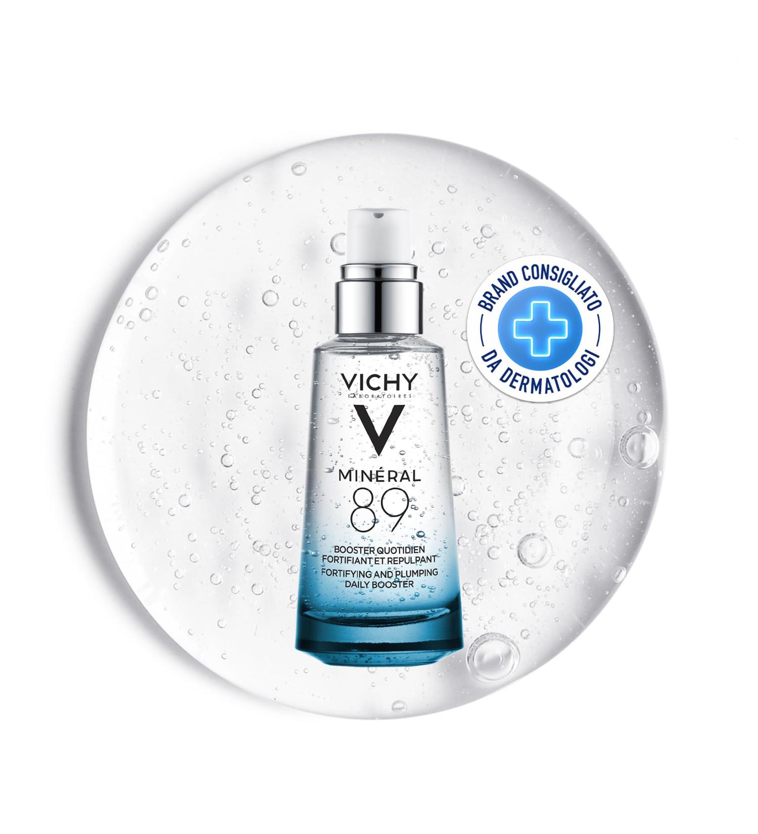 Vichy Concentrated and Fortifying Serum moisturizing repairing and fortifying effect with hyaluronic acid and volcanic water unique formula mineral 89 50 ml - Buy Online on GoSupps.com