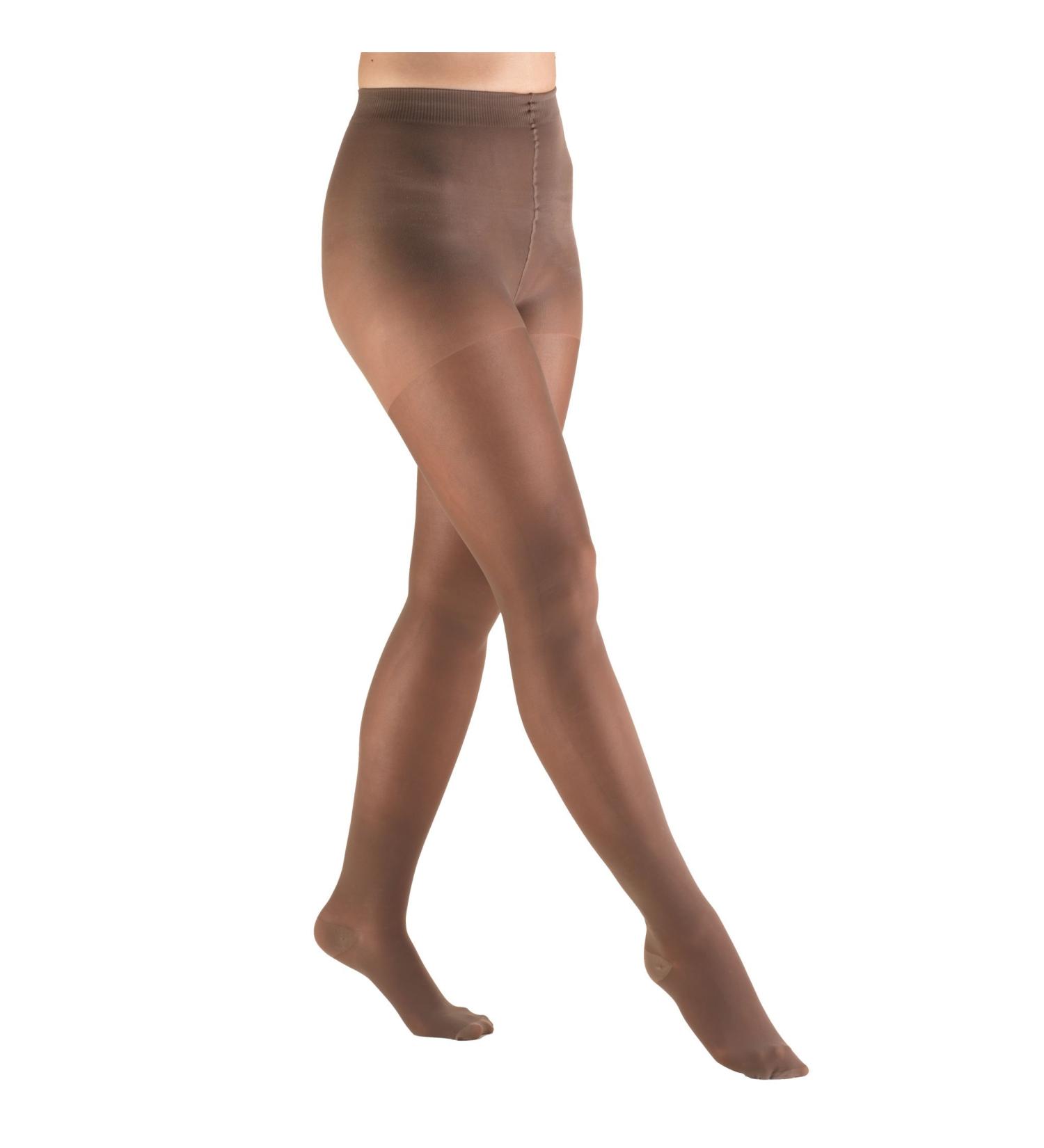 Truform Sheer Compression Pantyhose 20-30 mmHg - Women's Shaping Tights 20 Denier Taupe Large - 1 Pair - International Shipping Available - Buy Online on GoSupps.com