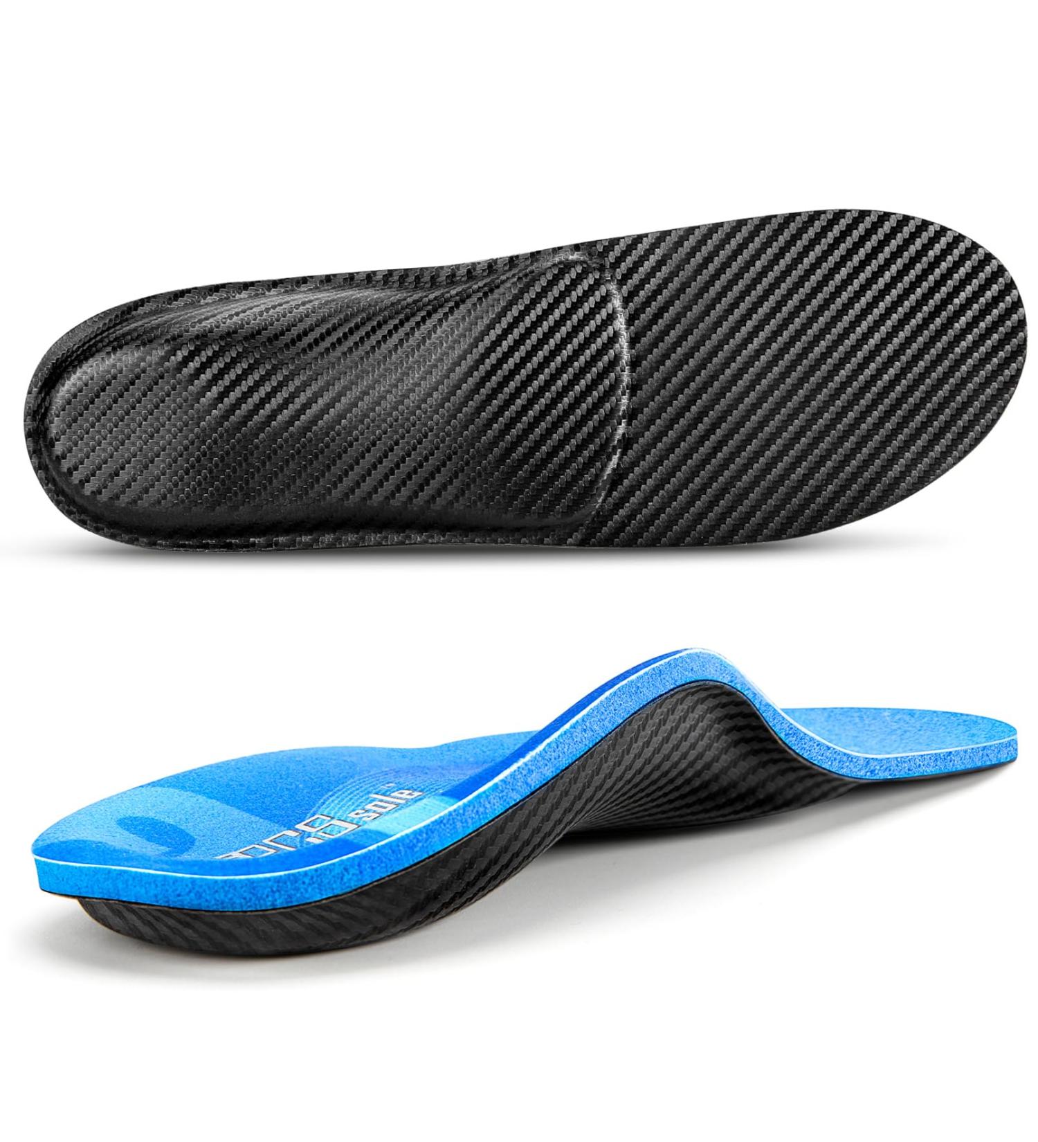 PCSSole Orthopedic Insoles for Men & Women | Comfort for Flat Feet Plantar Fasciitis & Heel Spur | EU43-44 (28cm) - Ideal for Work Leisure & Sports - Buy Online on GoSupps.com