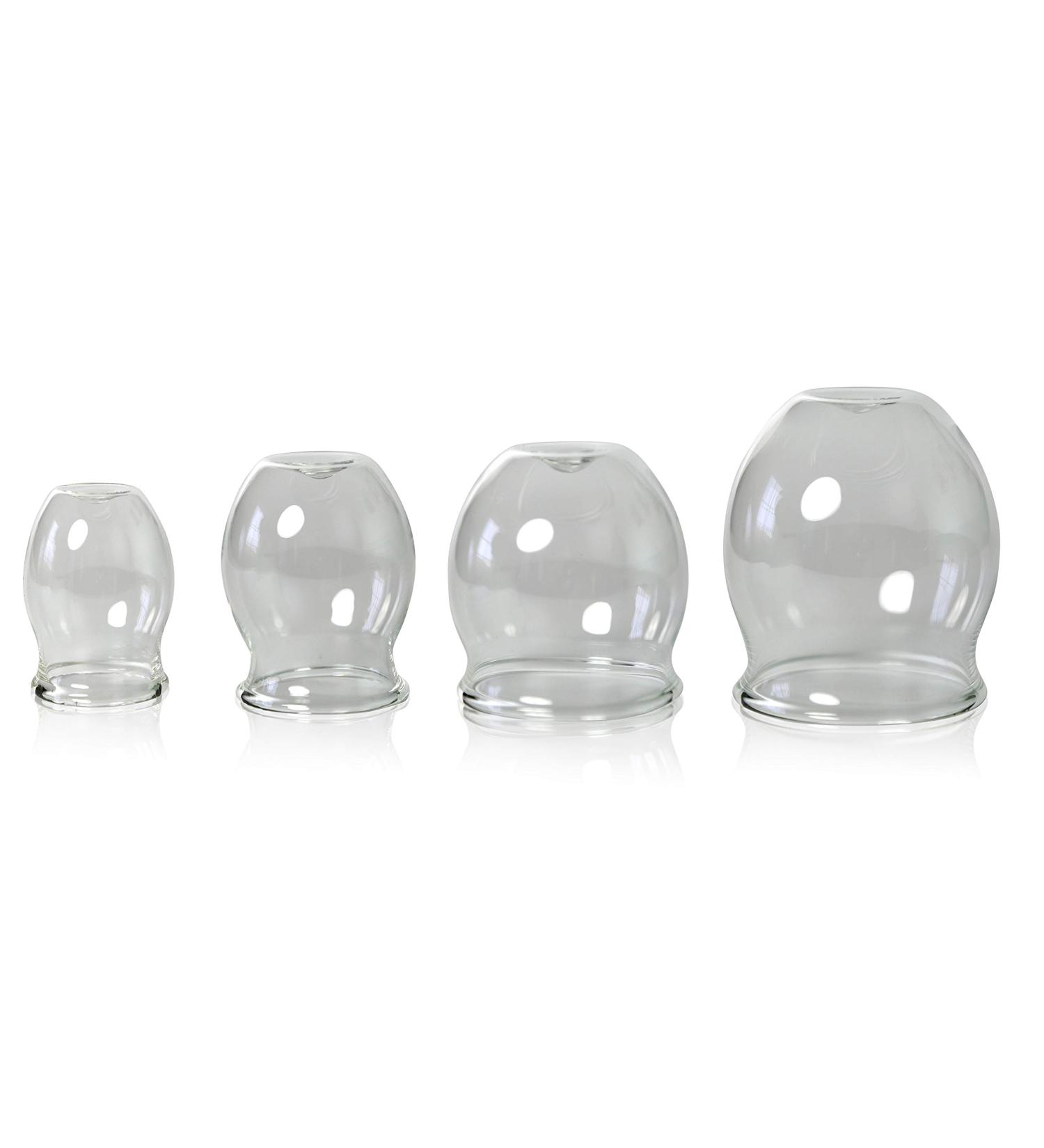 Lauschaer Glass 4 Series Medical Fire Terrified Glasset - Professional Fire Cups 30-40-50-60mm | International Shipping Available - Buy Online on GoSupps.com