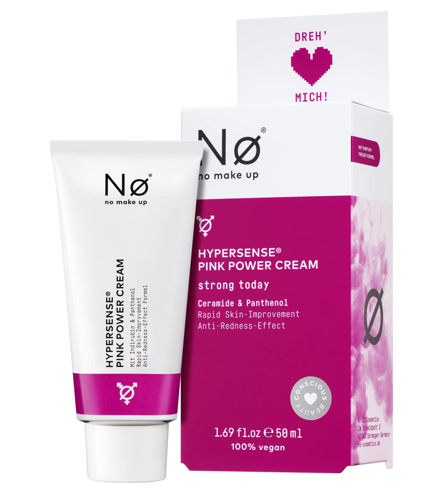 No strong today Hypersense Pink Power Cream 50 ml Face Cream for Blemished Skin Soothing Skin Care Reduces Skin Stress Vegan Moisturising Cream - Buy Online on GoSupps.com