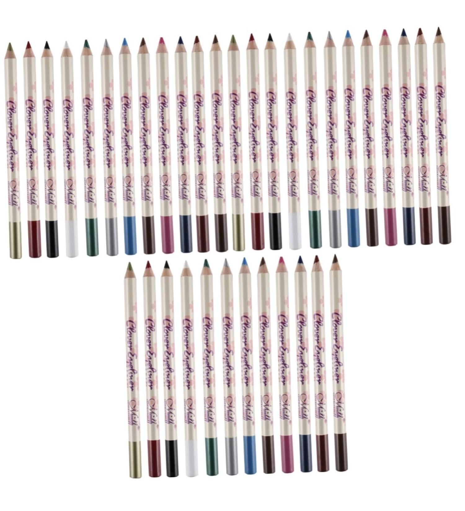 Healvian 36 Pcs Eye Shadow Pen Eyeliner Pencils Green Eyeliner Pencils Brown Pencil Eyeshadow Eyebrow Pencil 1 count (Pack of 1) As Shownx3pcs - Buy Online on GoSupps.com