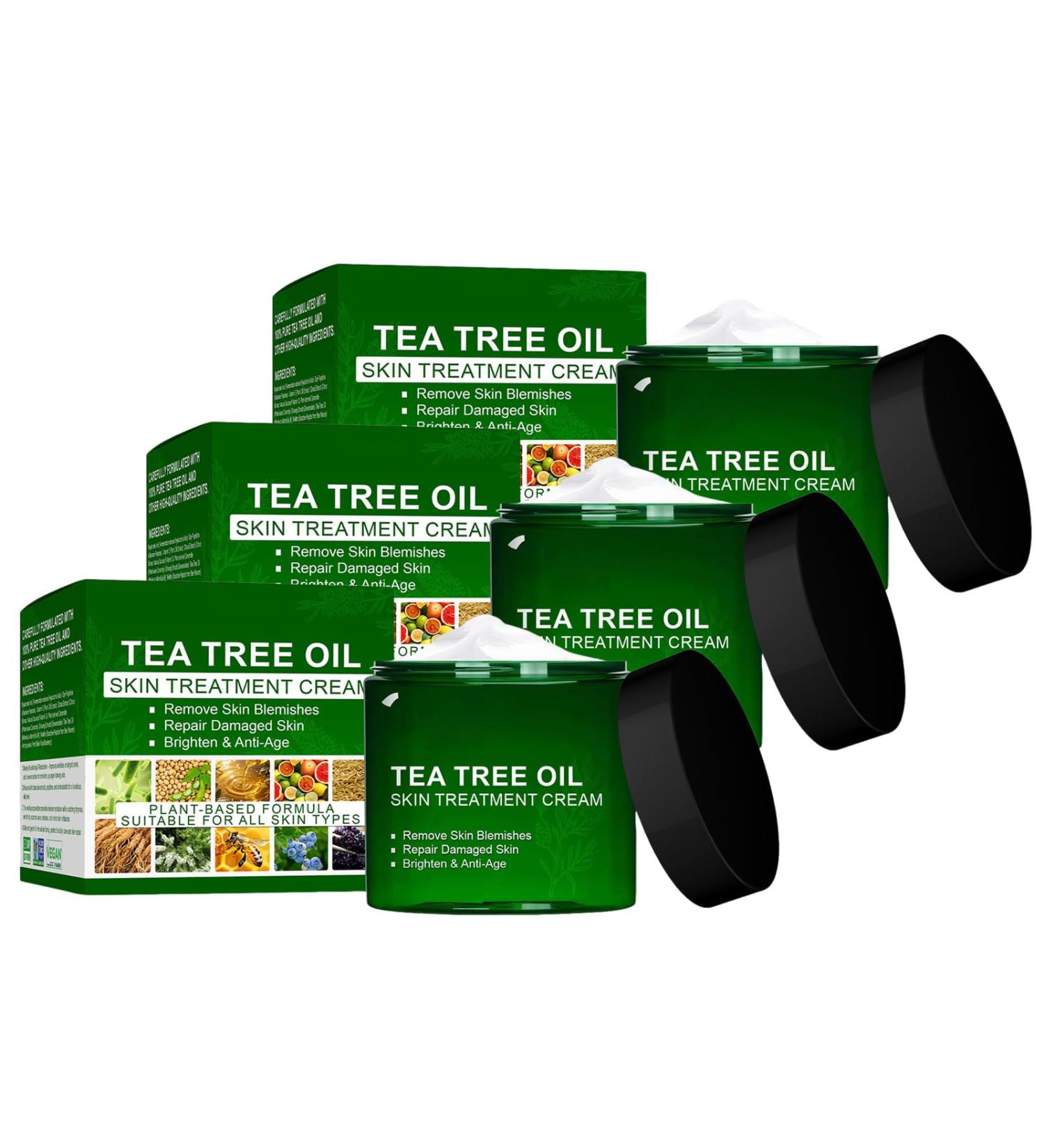 Generisch Tea Tree Oil Cream Tea Tree Oil Skin Care Cream Tea Tree Oil Organic Cream Natural Cosmetic for Impure Skin Care for All Skin Care - Buy Online on GoSupps.com