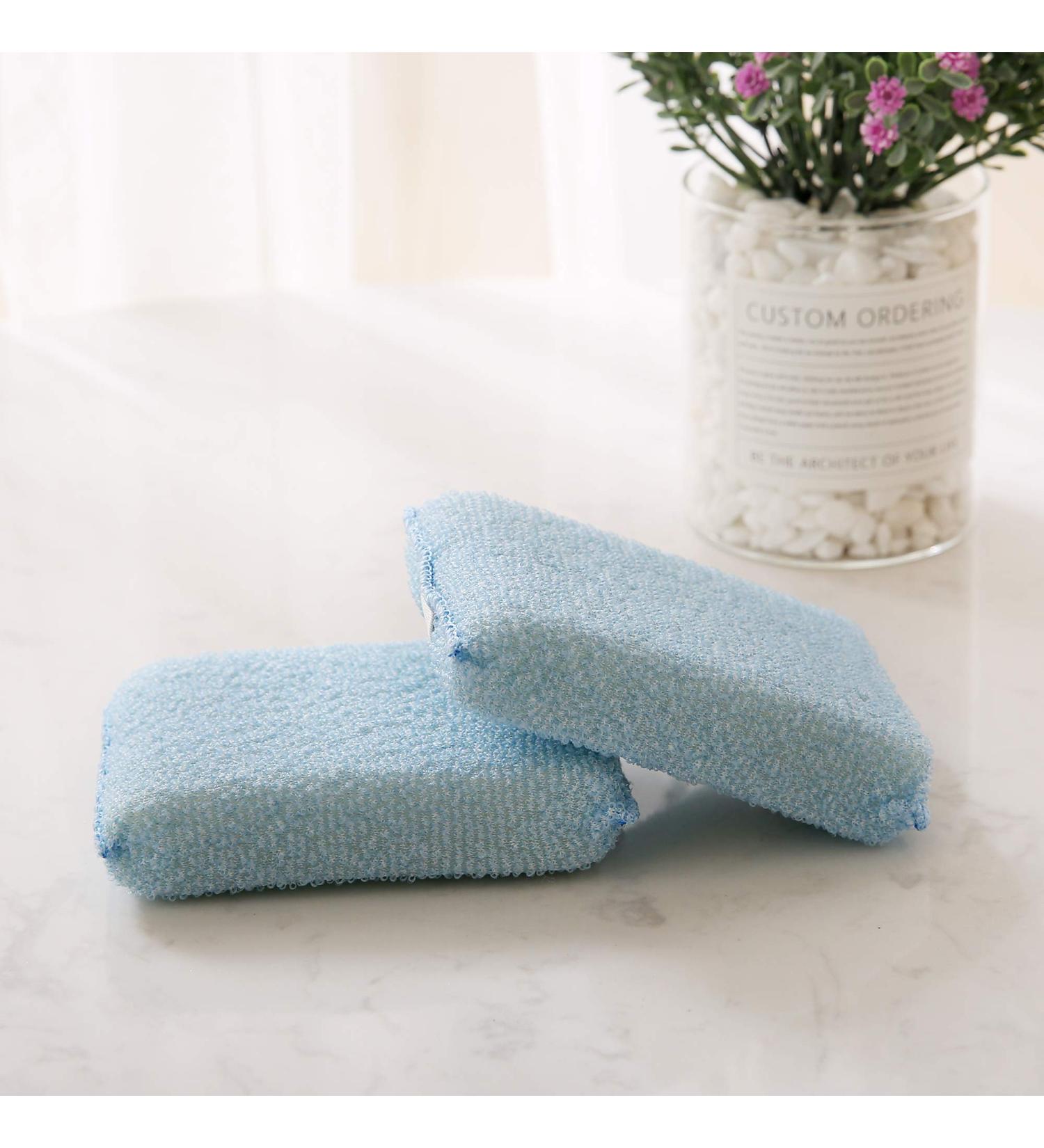 Deconovo Natural Loofah Exfoliating Bath Sponge 2 Pcs - Deep Cleansing Shower Scrubber for Men & Women - Buy Online on GoSupps.com