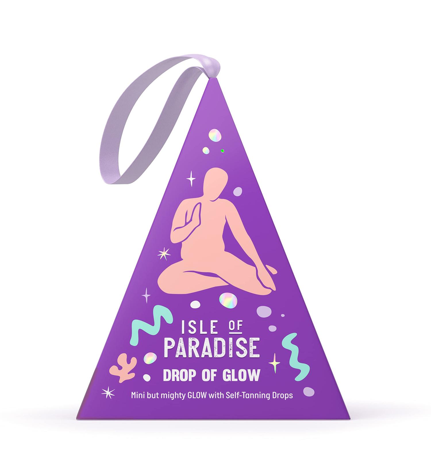 Isle of Paradise Drop of Glow Gift Set | Containing Travel Sized Self-Tanning Drops in Shade Medium 10ml - Buy Online on GoSupps.com