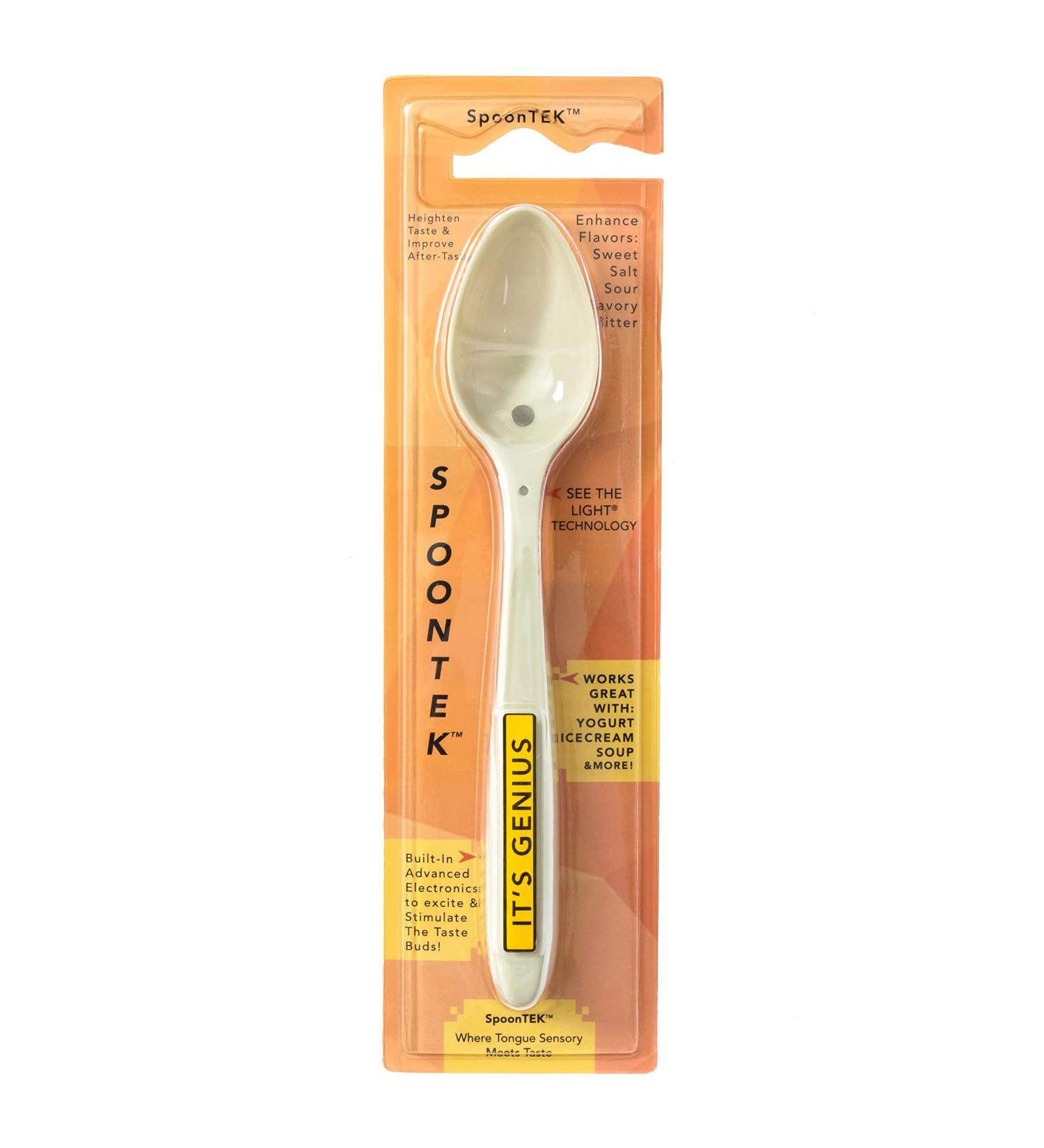 SpoonTEK Taste-Enhancing Spoon - Beige | Elevate Your Culinary Experience - Buy Online on GoSupps.com