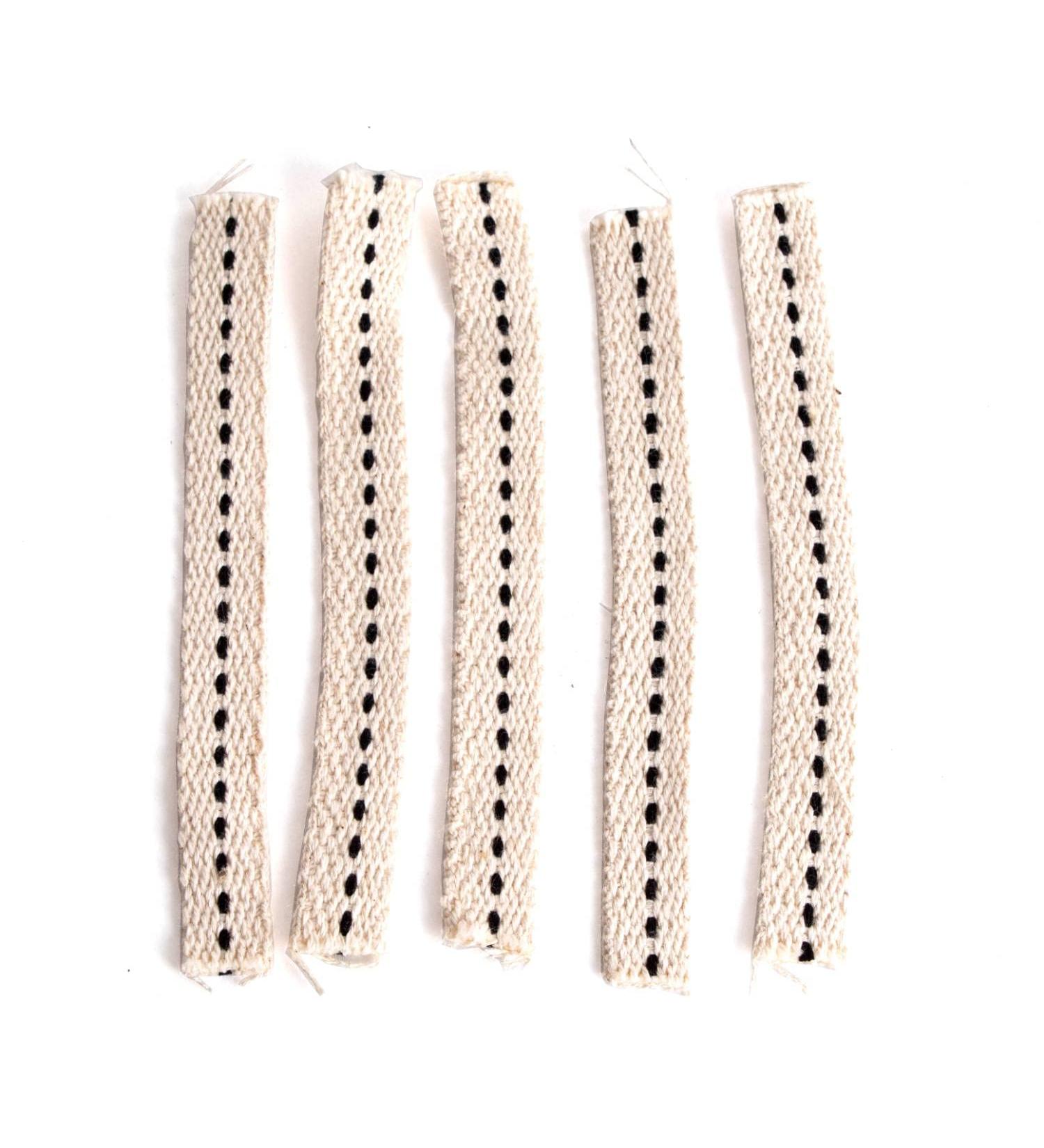 Feuerhand storm lantern baby special 276 flat5 pieces |Original quality |Excellent oil absorption |Without cutting |Cotton |12.5 mm x 12 cm |Sure |reliable