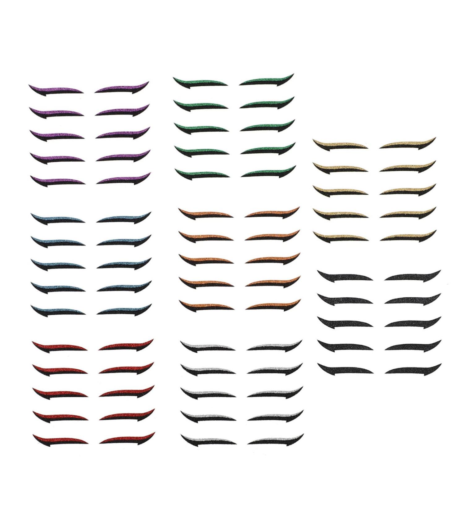 Healvian 40 Pairs Eyeliner Adhesive Stickers Stiker Stich Stickers Double Eyelid Tapes Decal Stickers Plastic - Buy Online on GoSupps.com
