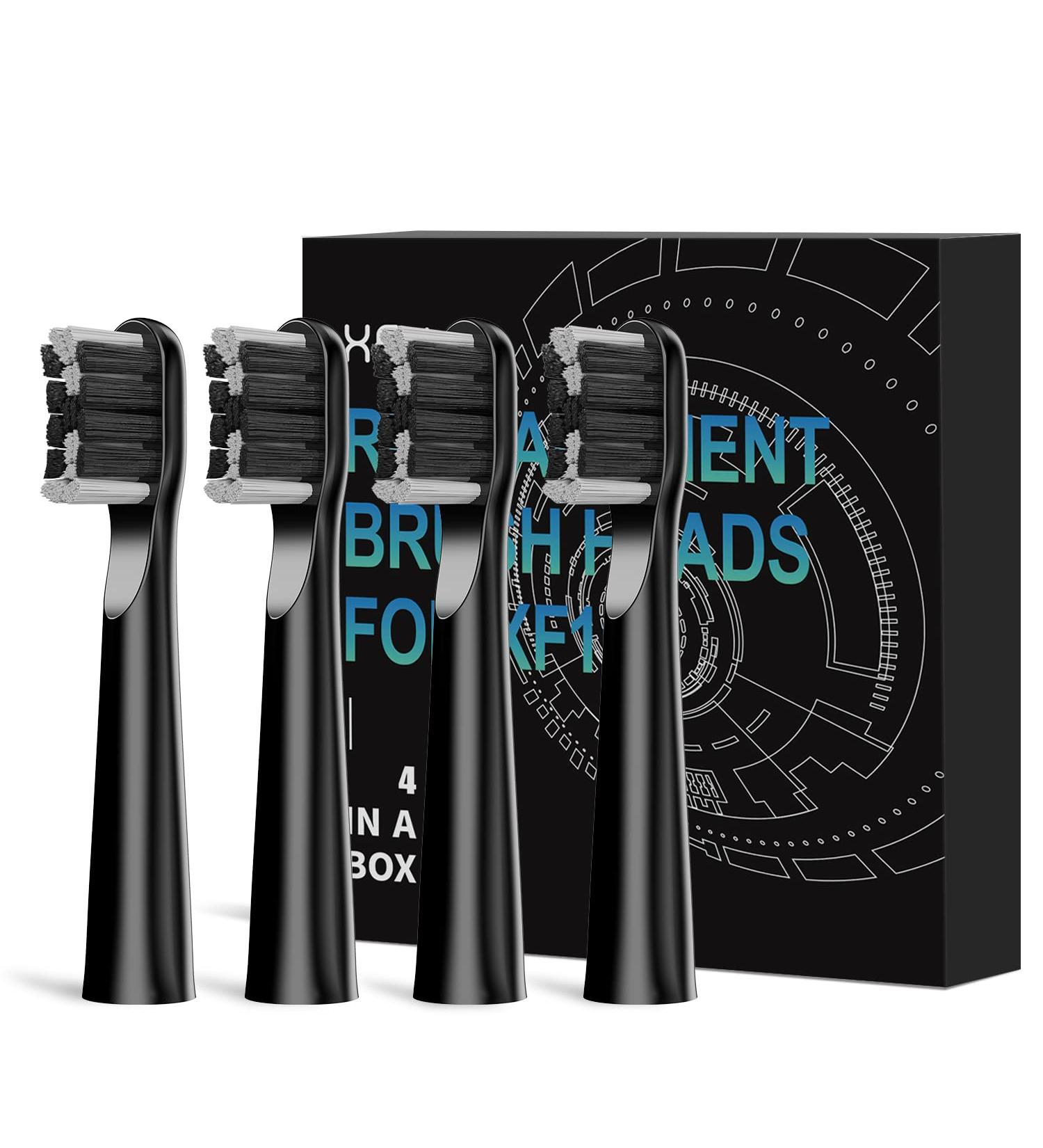 2011 Sonic Electric Toothbrush with 4 Replaceable Black Brush Heads - International Shipping Available - Buy Online on GoSupps.com