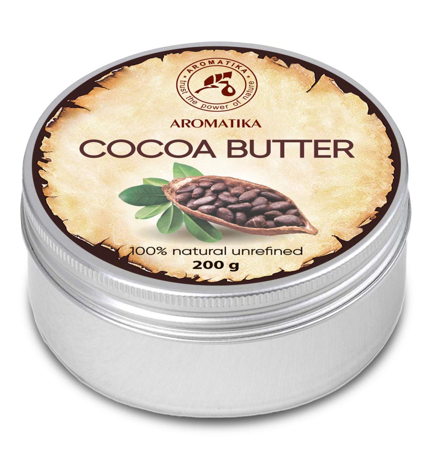 Pure Cocoa Butter 200g - Unaffected Native Quality for Lip Care Stretch Marks & Body Butter - South Africa - Buy Online on GoSupps.com