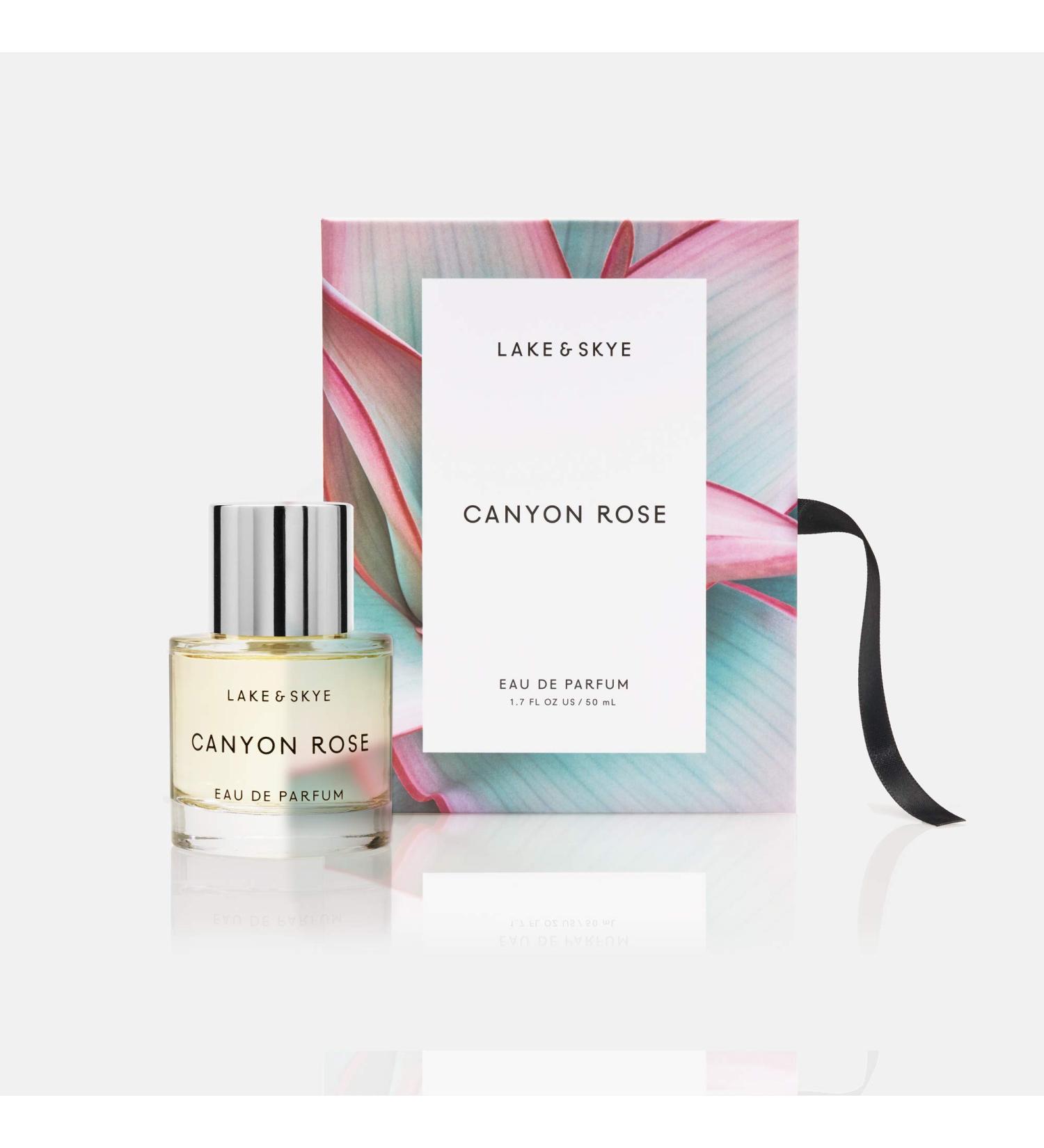 Lake & Skye Canyon Rose Eau de Parfum Spray - Vegan Cruelty Free & Synthetic Free 1.7 fl oz (50 ml) - Warm Floral and Vanilla 1.7 Fl Oz (Pack of 1) - Buy Online on GoSupps.com