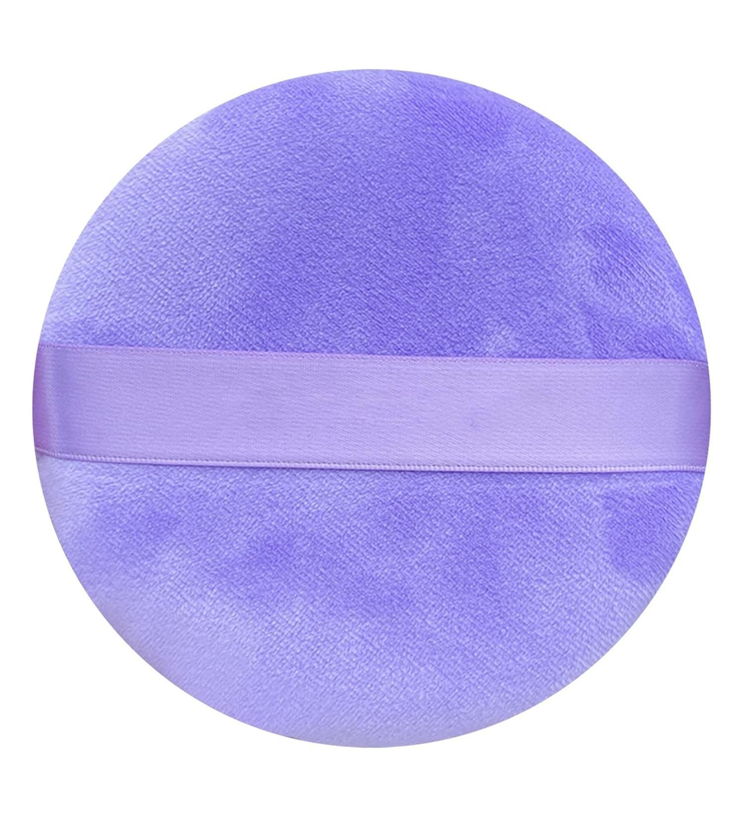 Purple Powder Puff for Loose Powder | Super Large Ultra-Soft Fluffy Makeup Applicator Perfect for Body & Face - Buy Online on GoSupps.com
