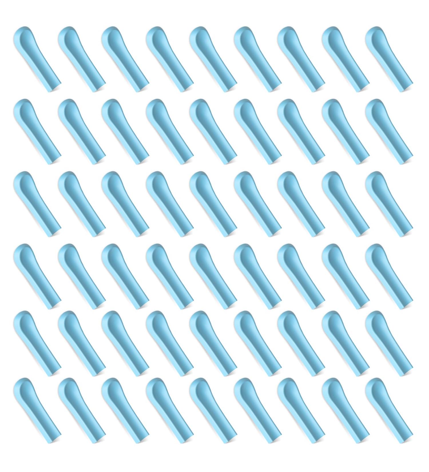 100PCS Silicone Ear Spoon Tips - Ear Cleaner Replacement Tips for Adults & Teens - Effective Ear Wax Removal (Blue - Buy Online on GoSupps.com