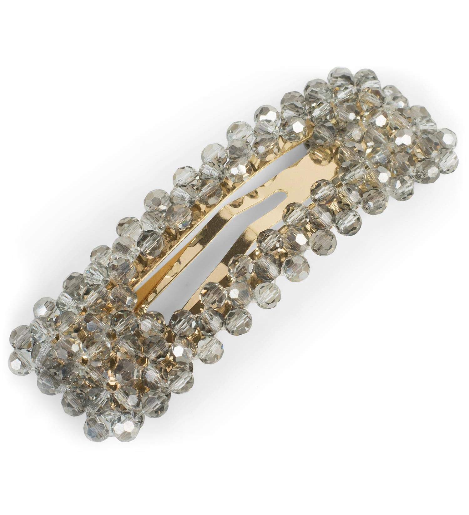Buy styleBREAKER Ladies Hair Clip with Plastic Pearls - Gray Rectangular Hair Accessory Clip 04027007 - International Shipping Available - Buy Online on GoSupps.com