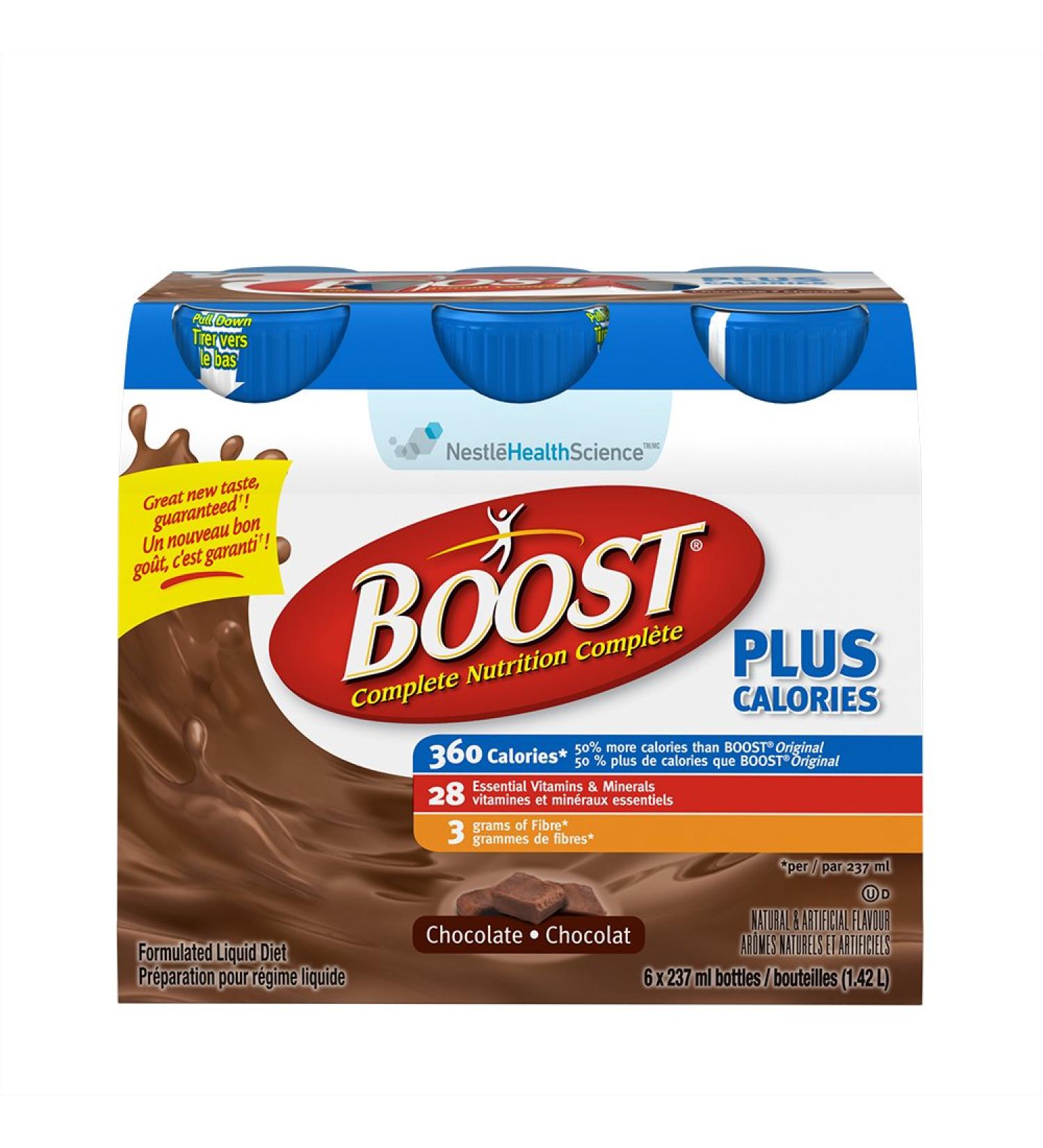 BOOST Plus Calories Chocolate 6x237ml (Pack of 6) - Buy Online on GoSupps.com