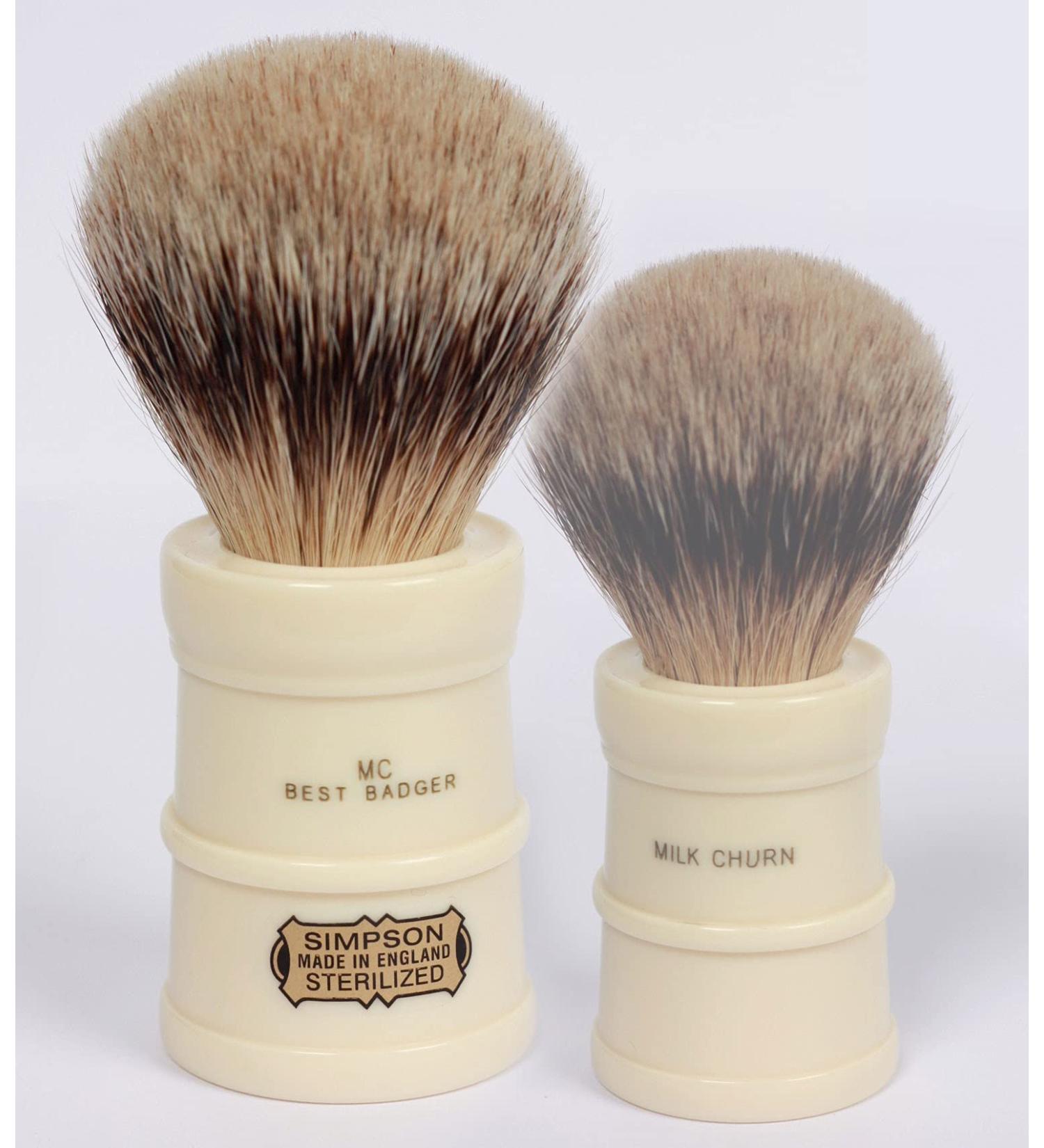 Simpsons Shaving Brushes Badger Shaving Brush-Simpsons Milk Churn Best Badger Single Color Est ndar