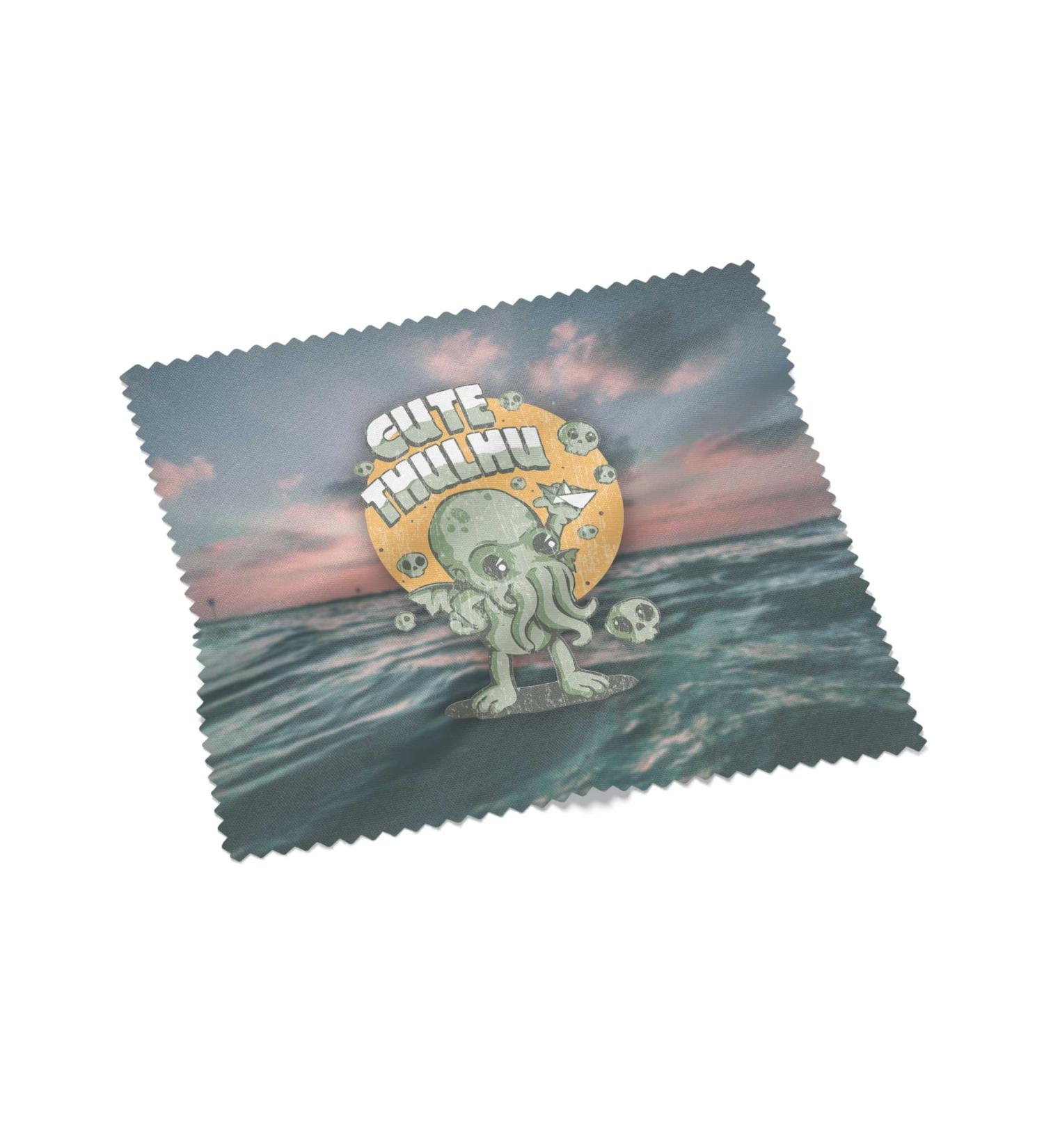 Urban Backwoods Cute Cthulhu Microfiber Cloth Glasses Cleaning Cloth