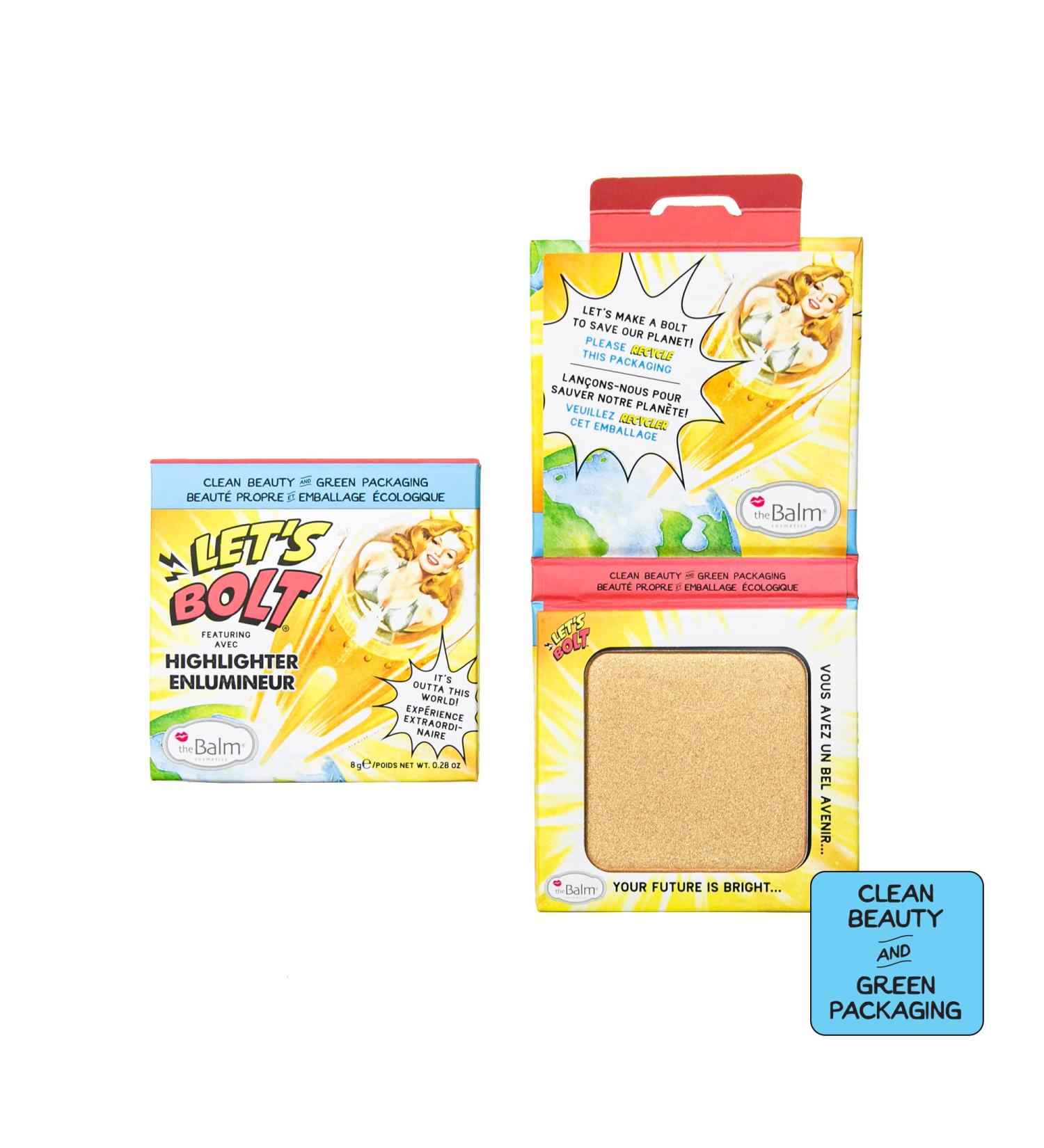 theBalm Let's Bolt Highlighter 0.28 oz. - Radiant Glow Makeup - Buy Online on GoSupps.com