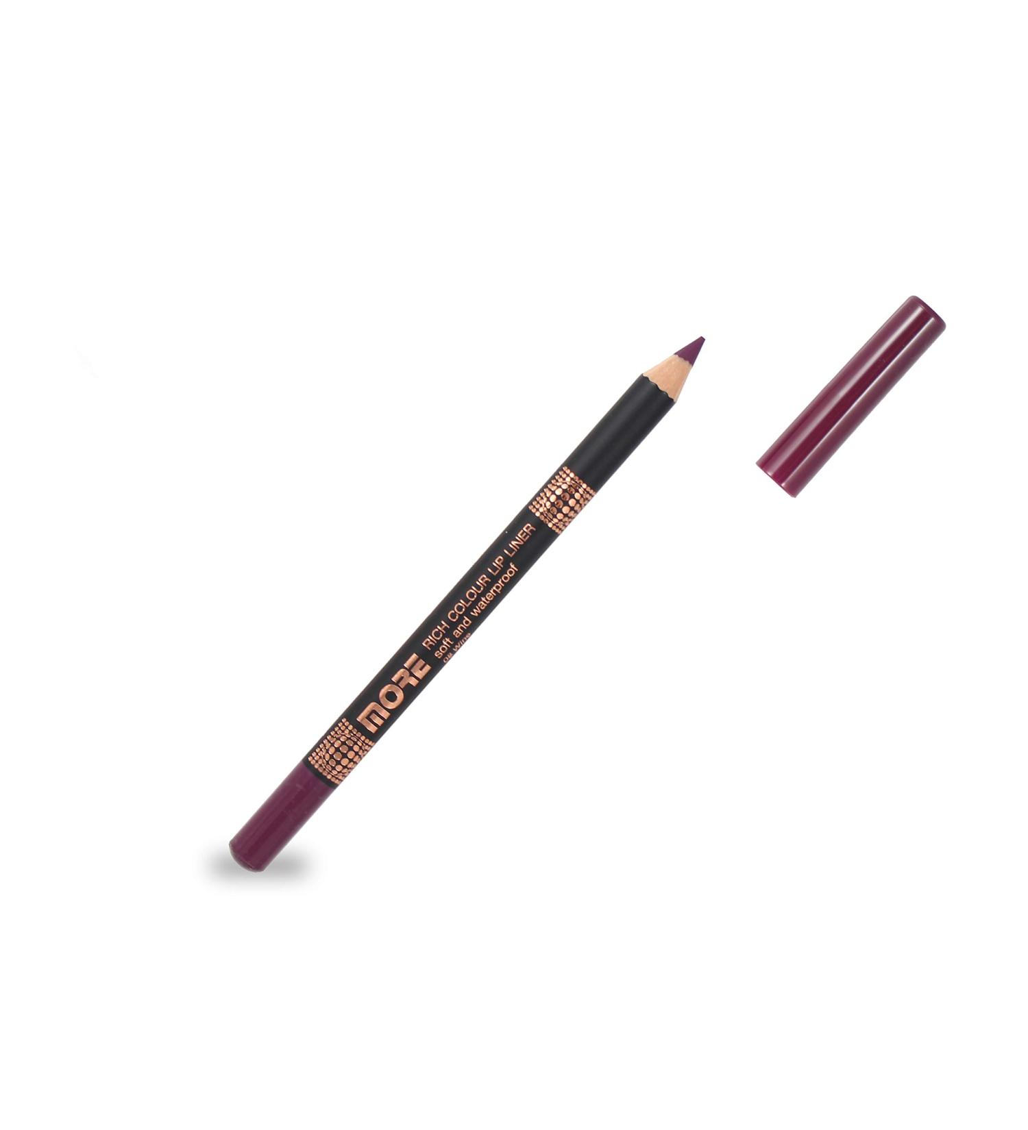  MORE COSMETICS Soft lip pencil in richer wine color water resistant easy to blend - Buy Online on GoSupps.com