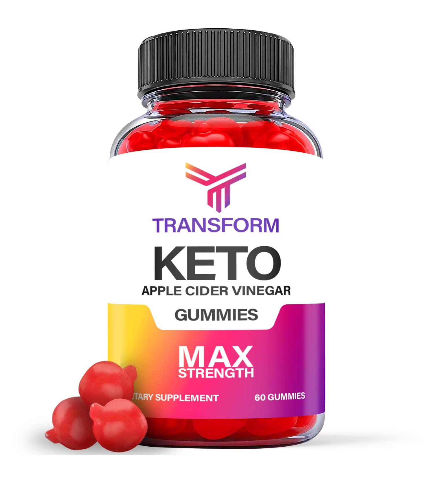 Transform Keto Gummies with ACV - Vegan Non GMO Ketosis Support (30 Servings) - Buy Online on GoSupps.com