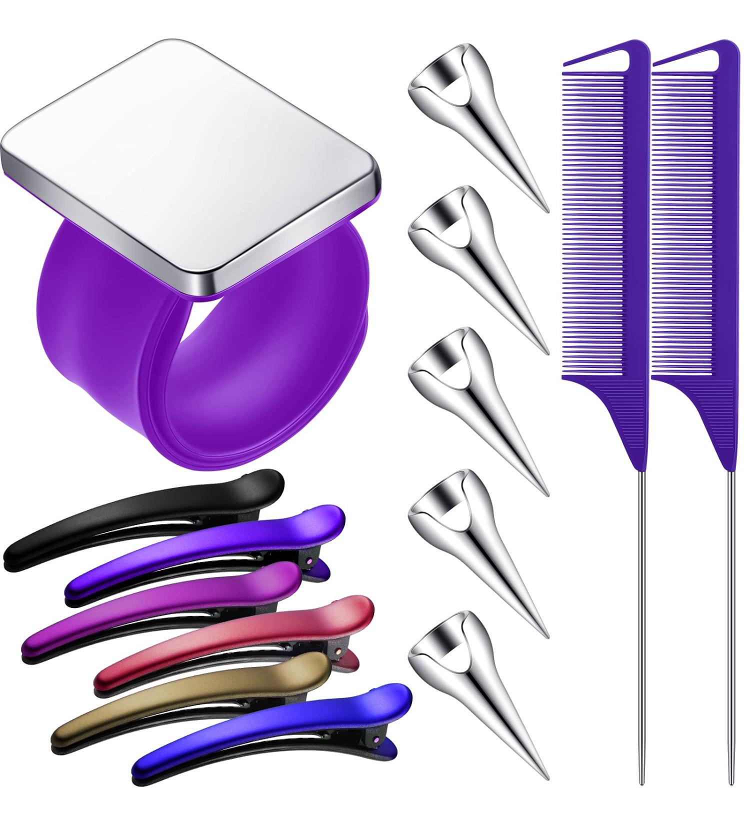 Magnetic Wrist Pin Holder Set with Hair Styling Accessories - Bright Colors - Buy Online on GoSupps.com