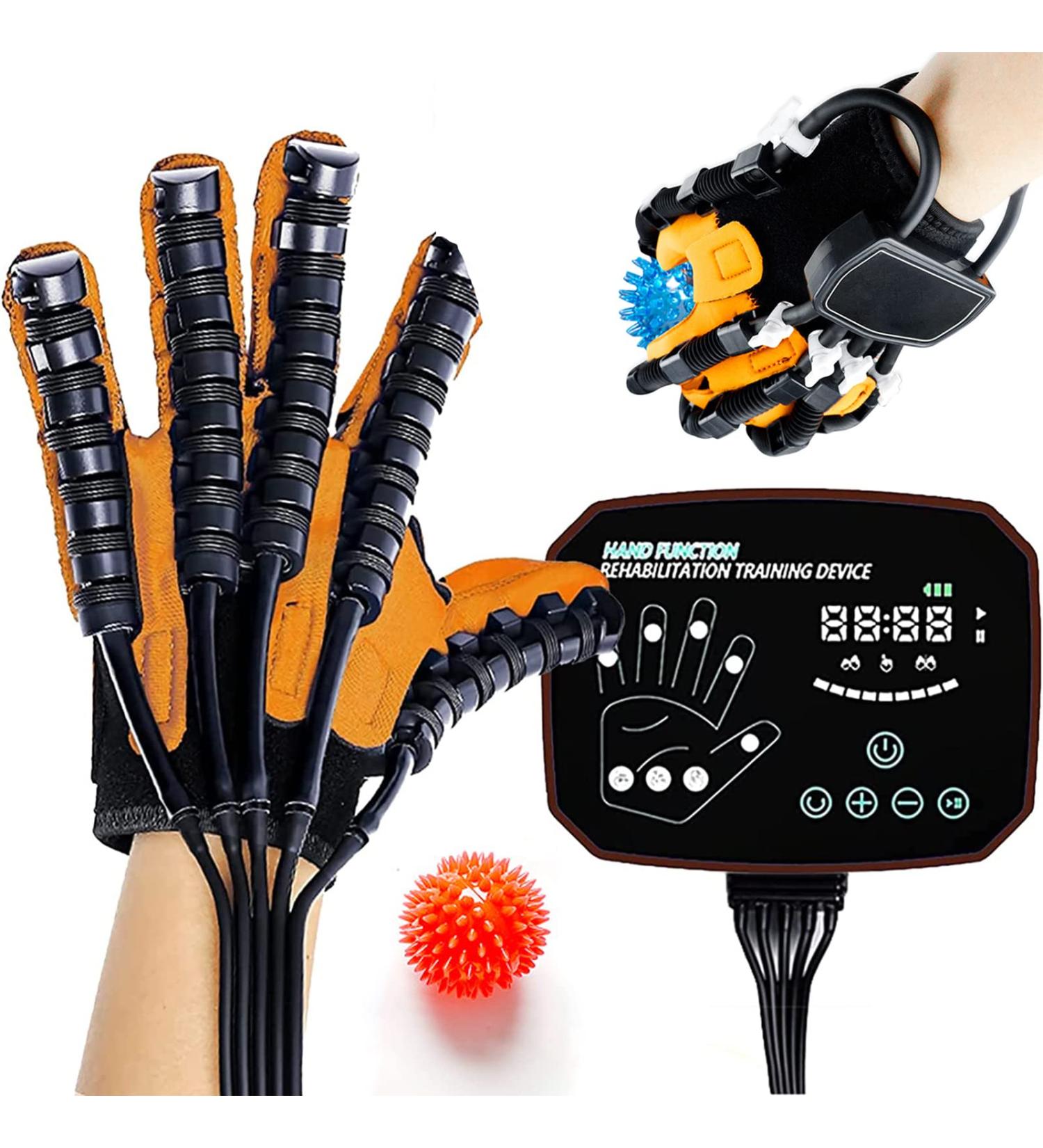 Rehabilitation Robot Gloves for Stroke Hemiplegia Hand Dysfunction Patient Training Device with Mirroring Training Smart Rechargeable Finger Training Rehab Orthotics Left Hand L Large Left Hand - Buy Online on GoSupps.com