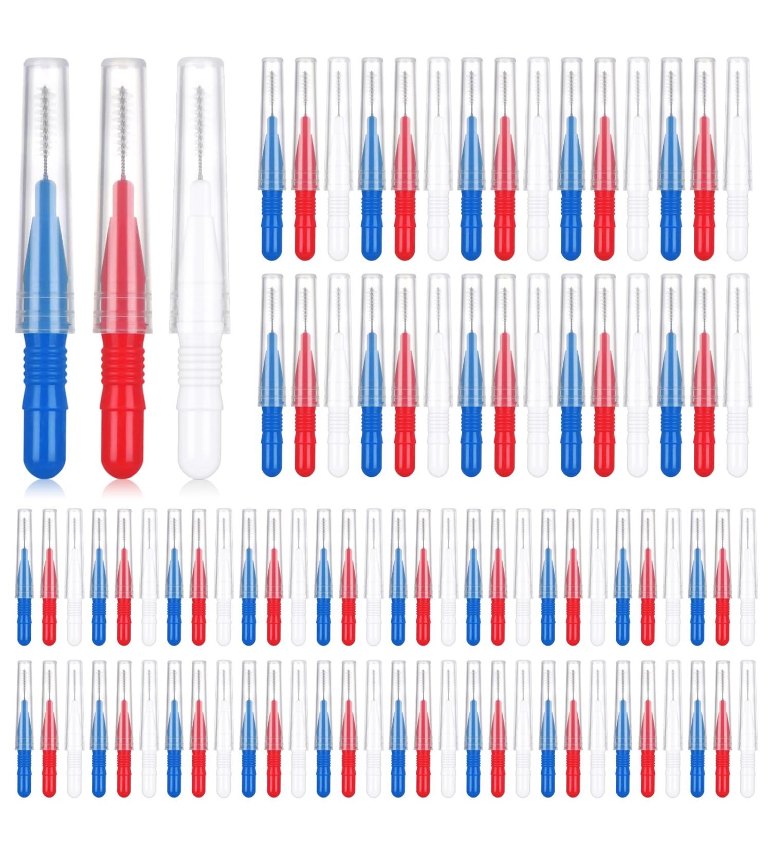 90 Pieces Interdental Brushes for Effective Teeth Cleaning - Pack of 1 - Buy Online on GoSupps.com