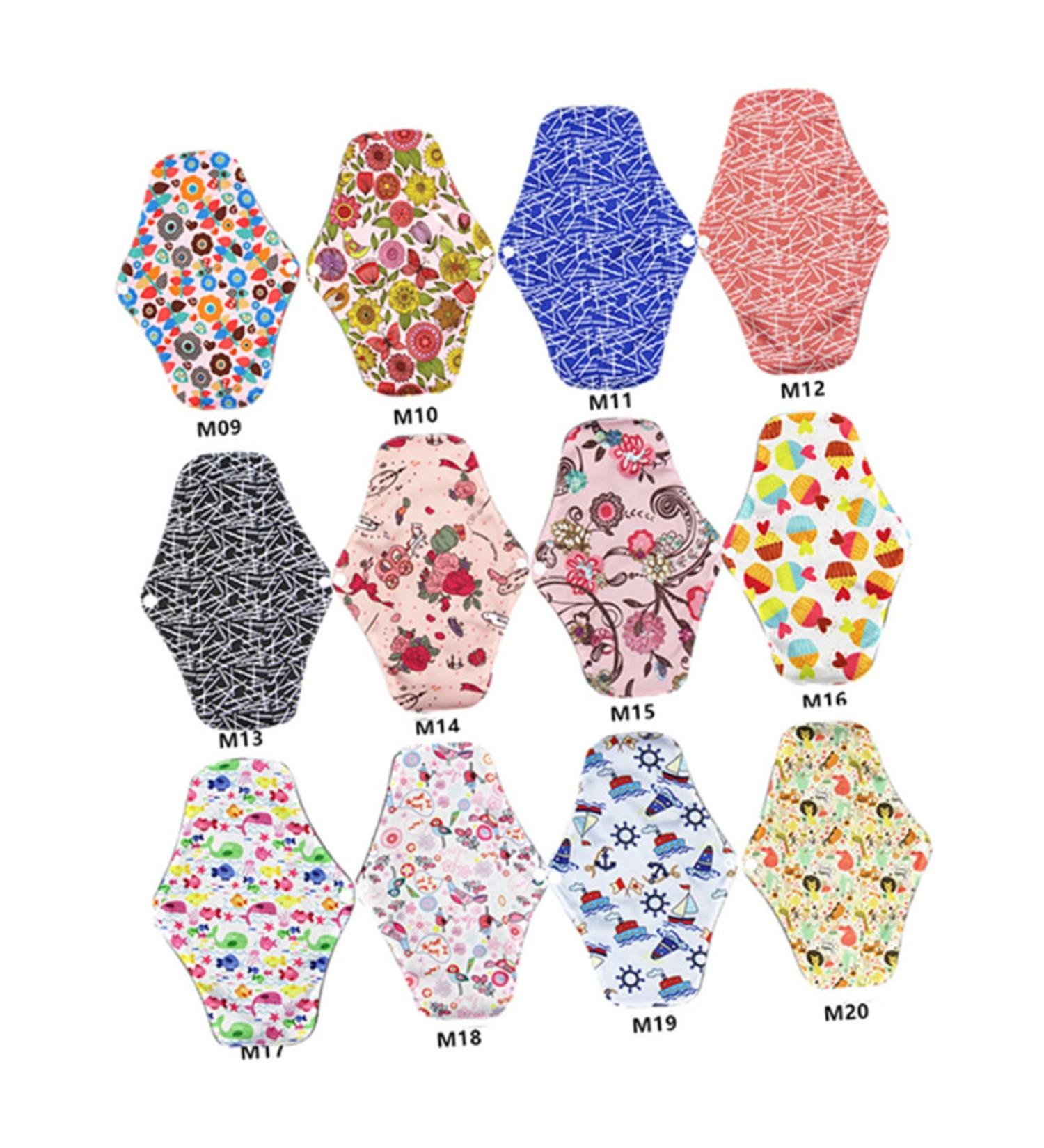 Mama Pads Reusable Menstrual Cloth Towel - Washable & Portable - M07 - 1 Count - Buy Online on GoSupps.com