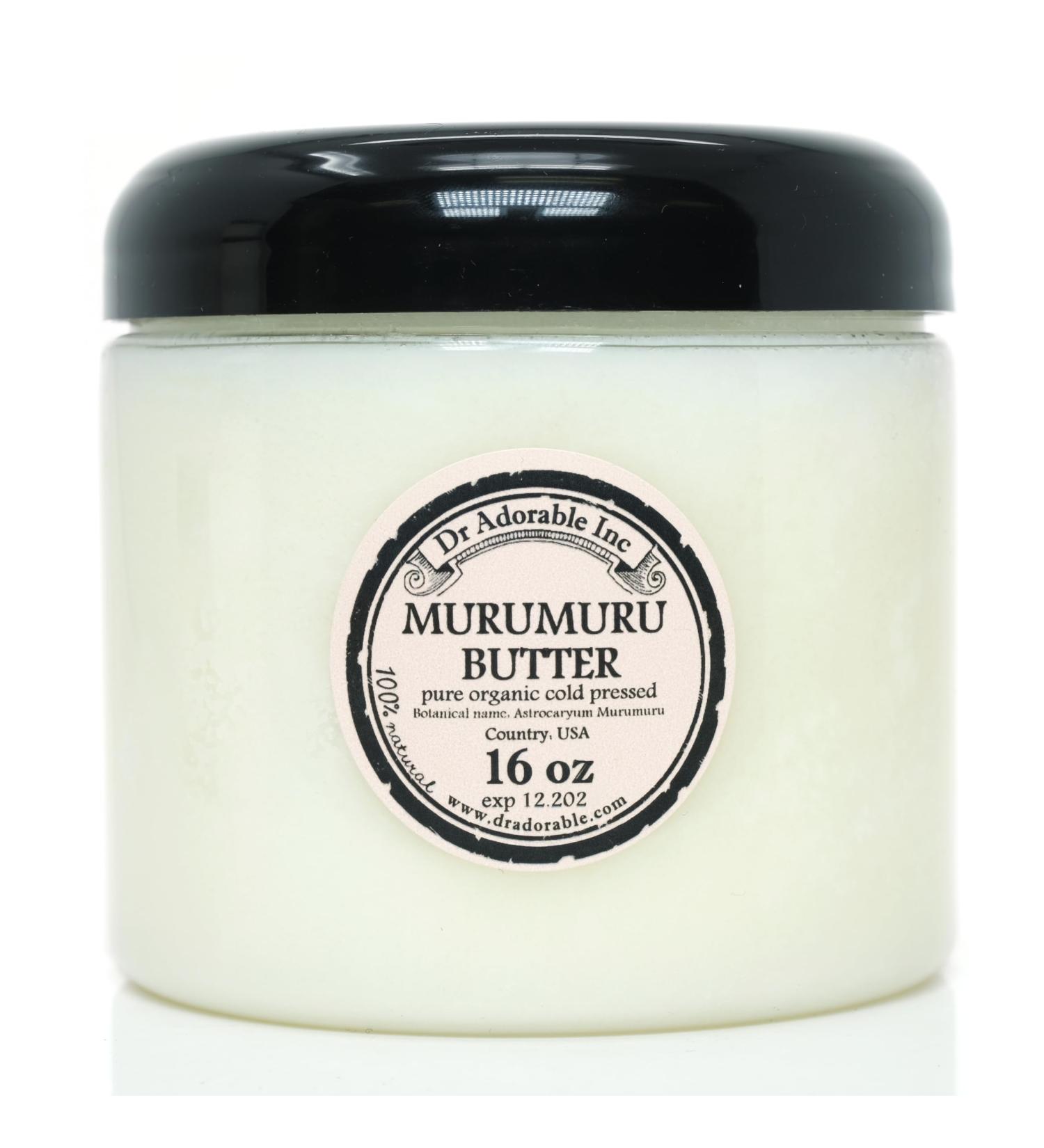 Dr Adorable - 16 oz - Murumuru Butter - Refined Pure Natural Premium Organic Cold Pressed - Buy Online on GoSupps.com