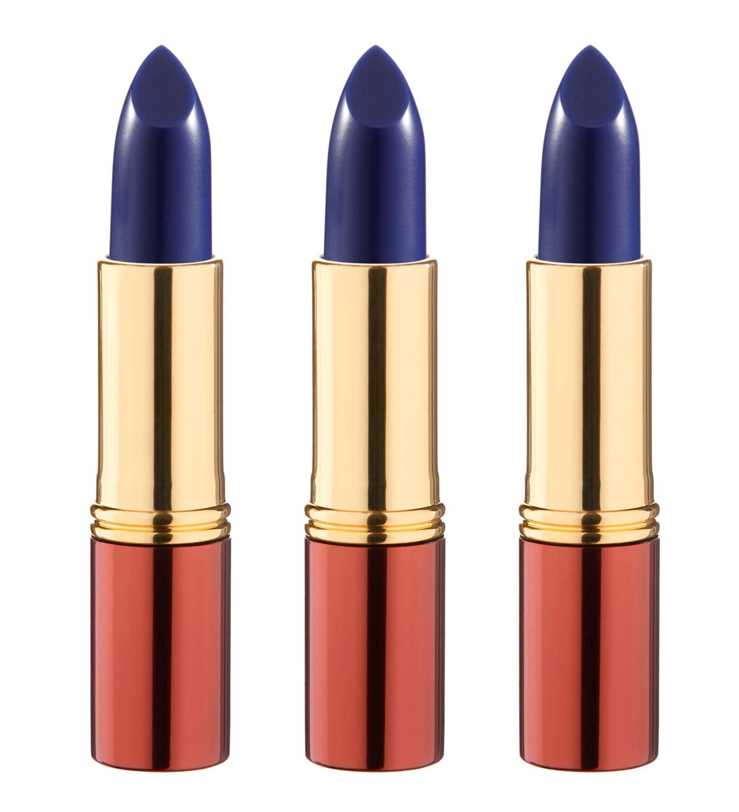 IKOS lipstick set of 3: the thinking lipstick DL3 blue aubergine