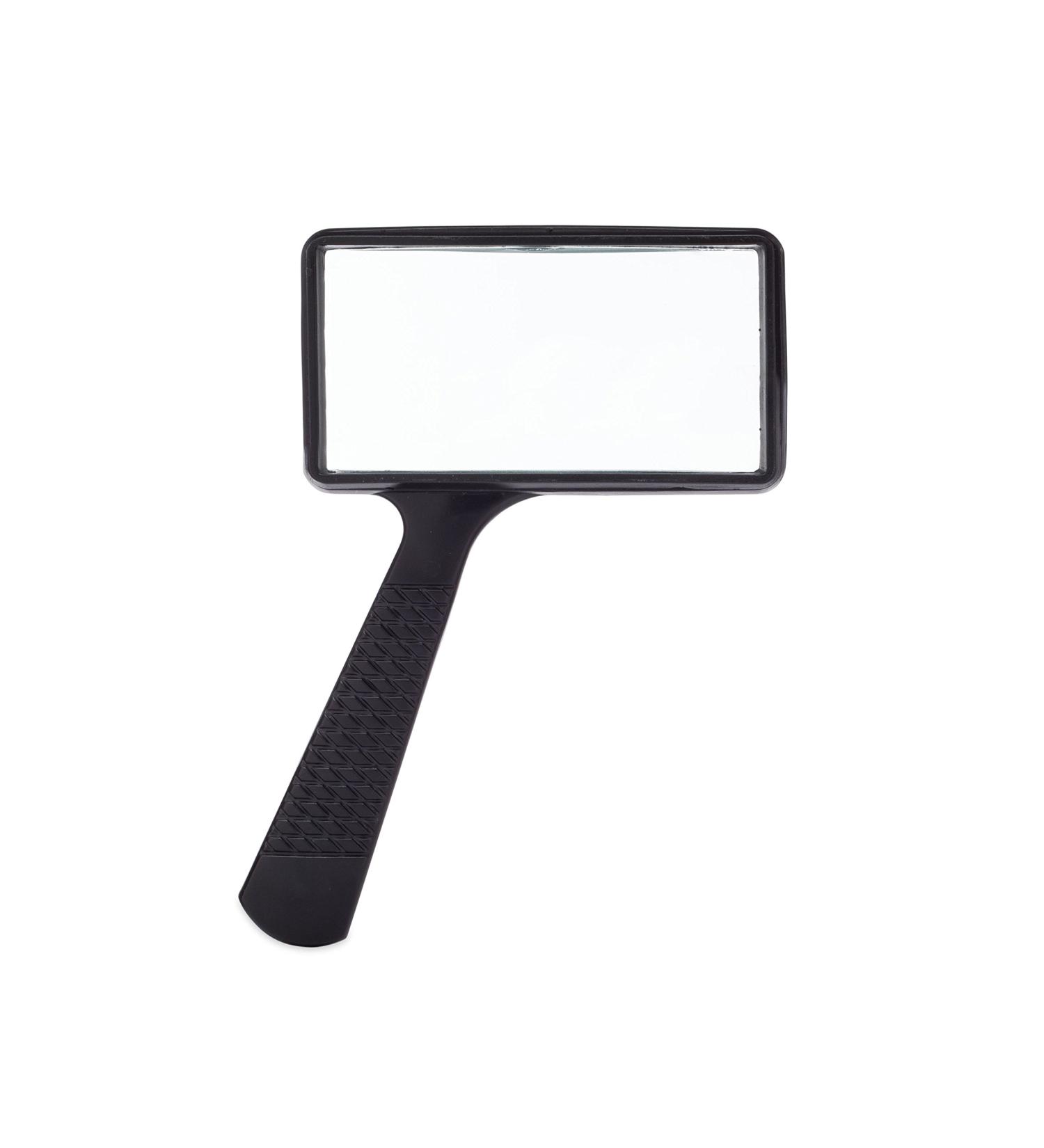 Jumbo Rectangular Handheld Magnifying Glass (3X Magnification)  Scratch Resistant Glass Lens - Large Horizontal Viewing Area - Buy Online on GoSupps.com