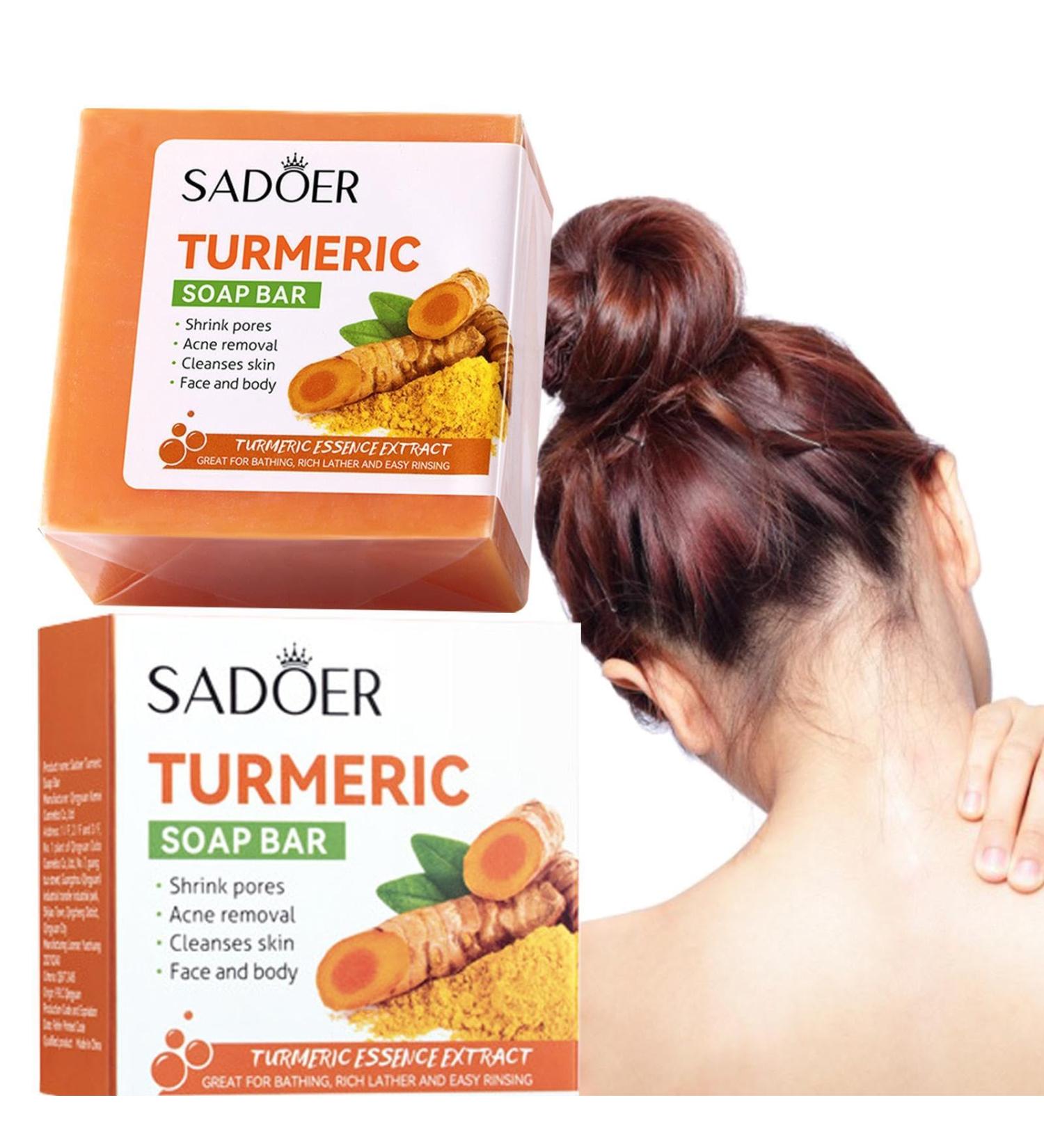 Organic Turmeric Soap Turmeric Face Soap For Sensitive Skin Turmeric Soap Bar For Hyperpigmentation Turmeric Soap Bar For Face & Body Natural Handcrafted Skincare Soap For Hyperpigmentation - Buy Online on GoSupps.com